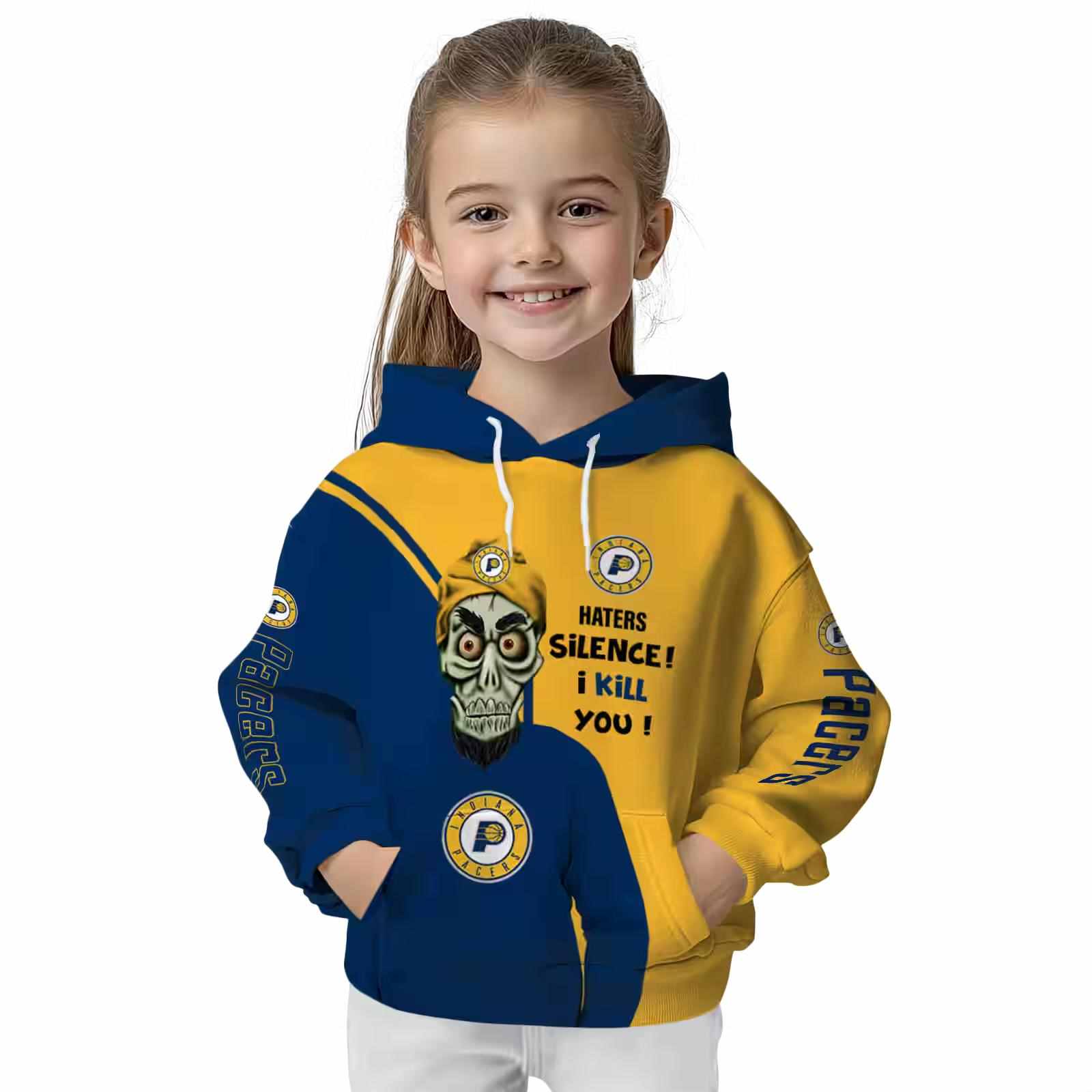 indiana pacers achmed skull blue hoodie top rated