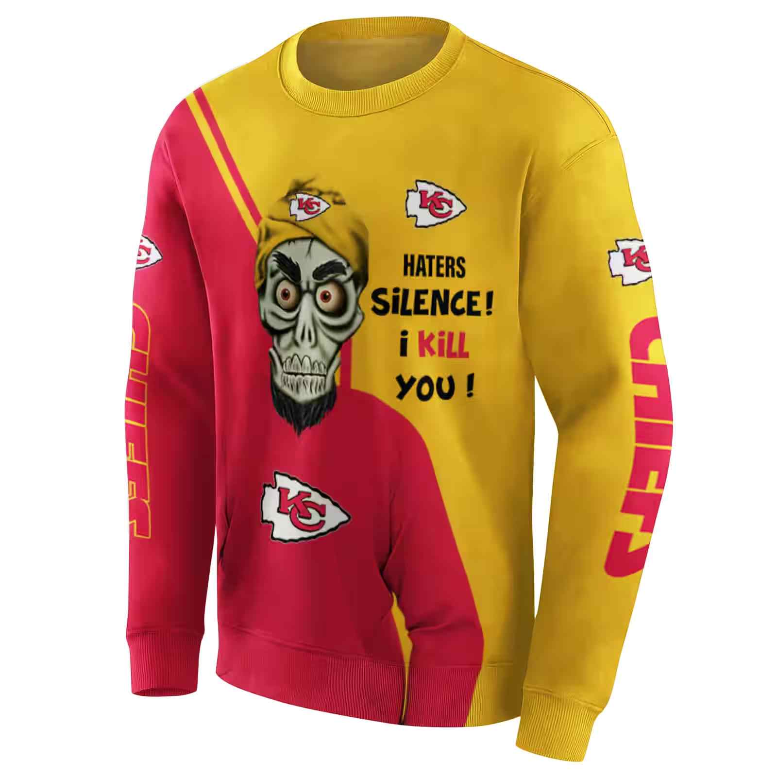 kansas city chiefs achmed skull red hoodie new arrival