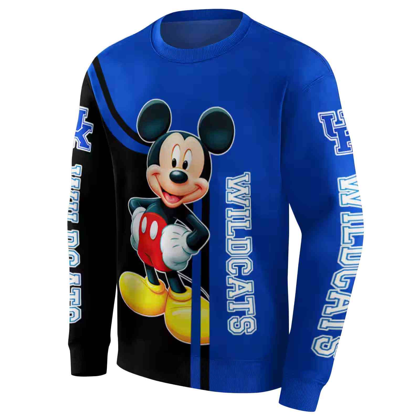 kentucky wildcats mickey mouse blue black hoodie new arrival