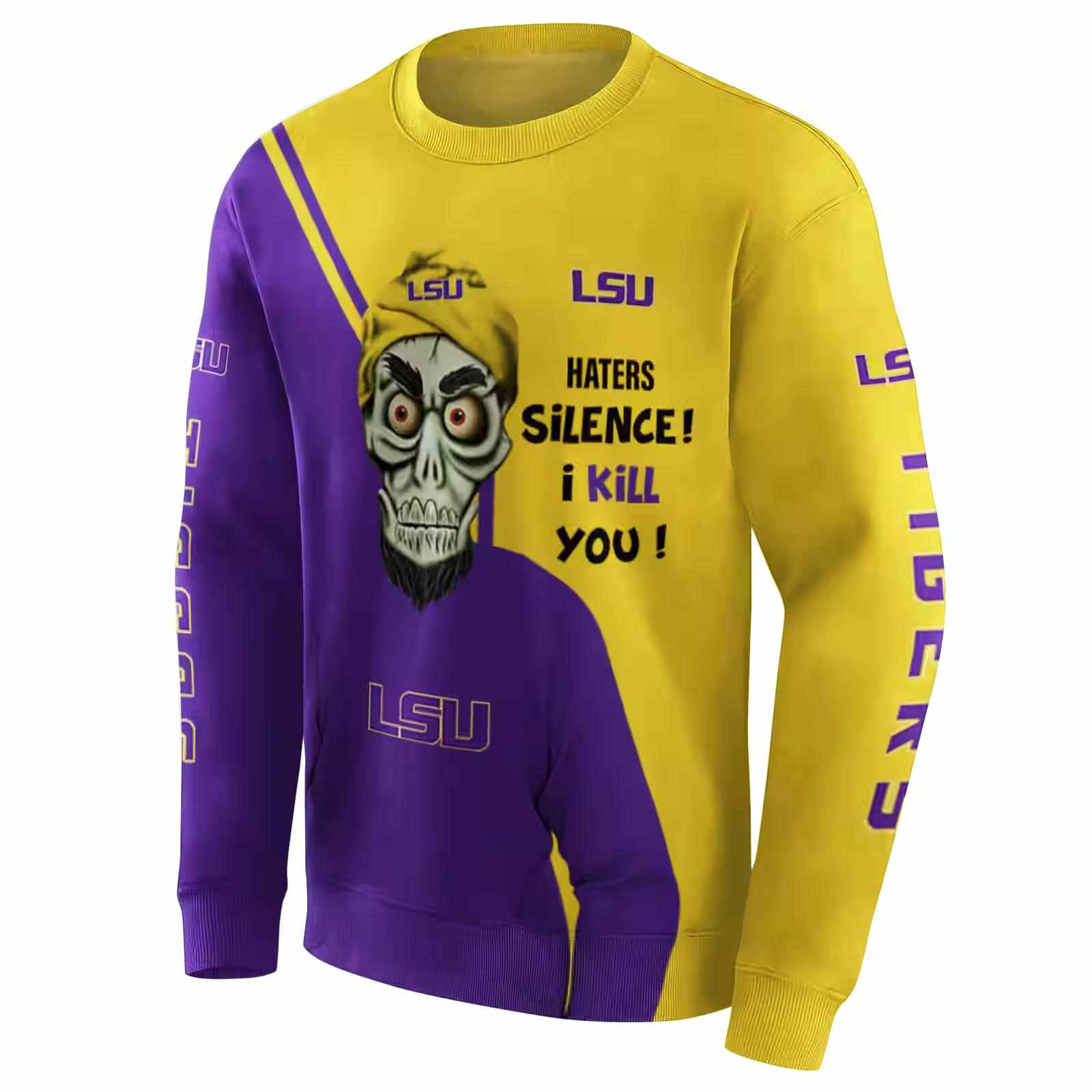 lsu tigers achmed skull purple hoodie new arrival