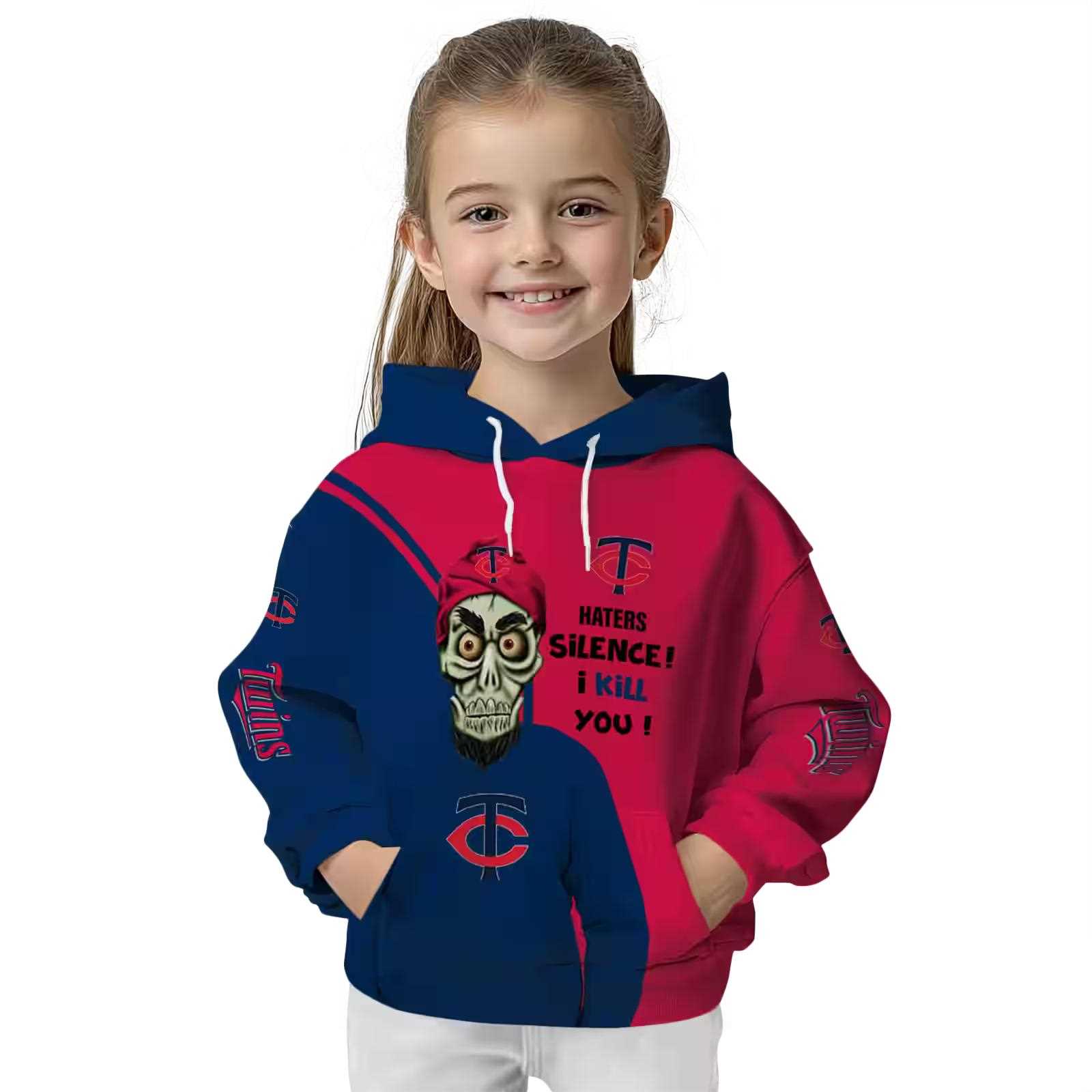 minnesota twins achmed skull navy hoodie top rated