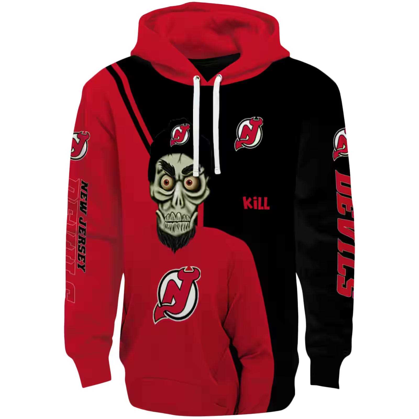 New Jersey Devils Achmed Skull Red Hoodie