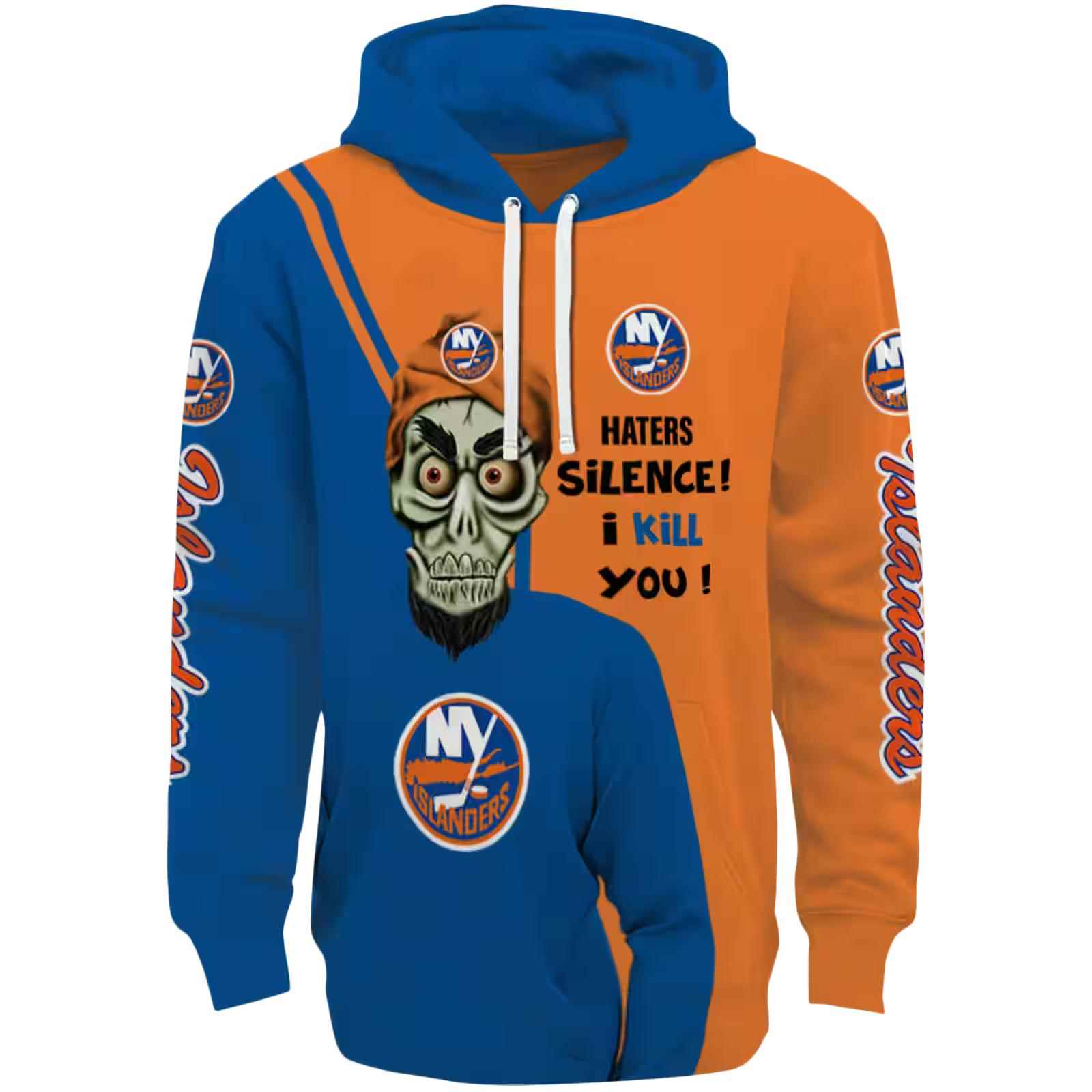 New York Islanders Achmed Skull Blue Hoodie