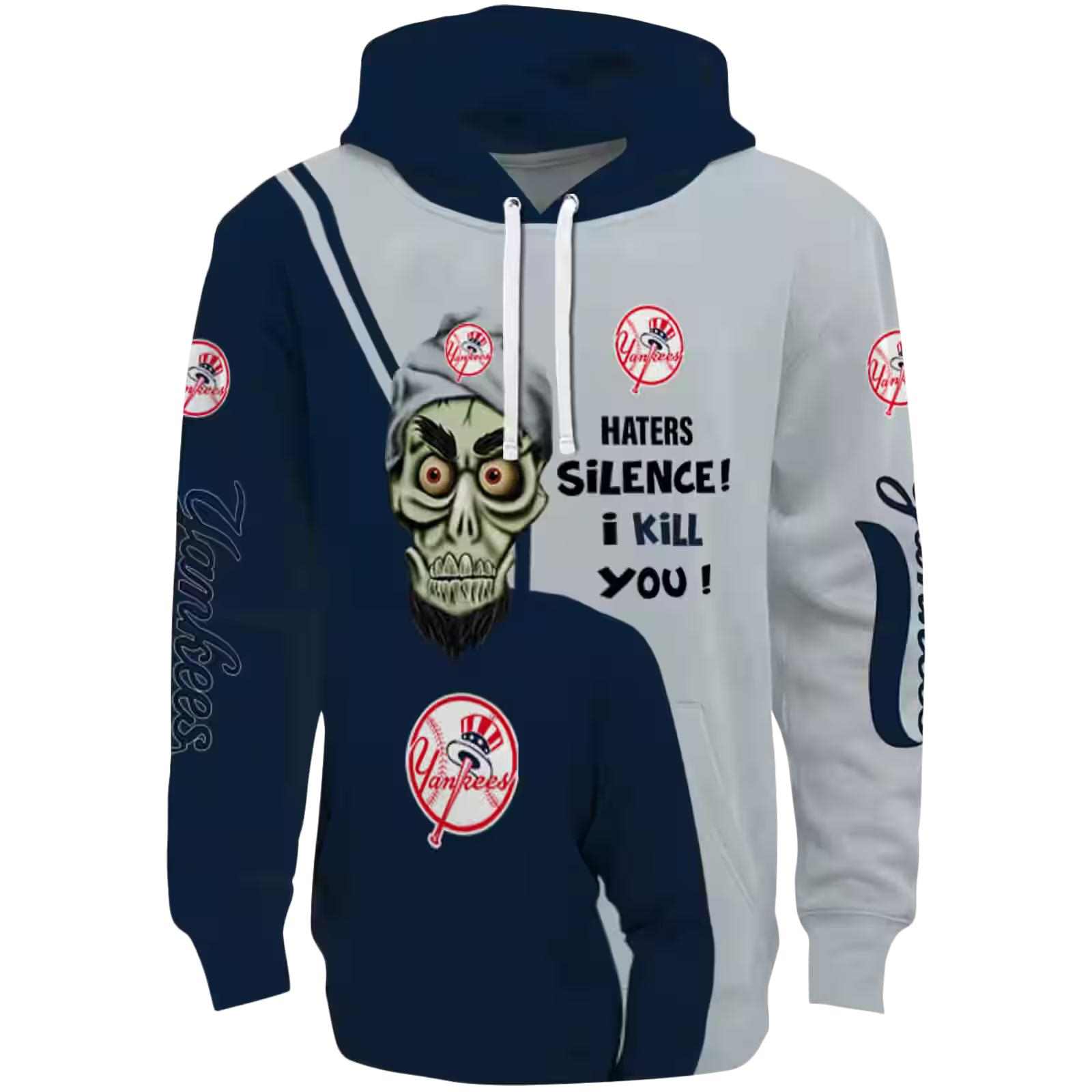 New York Yankees Achmed Skull Navy Hoodie