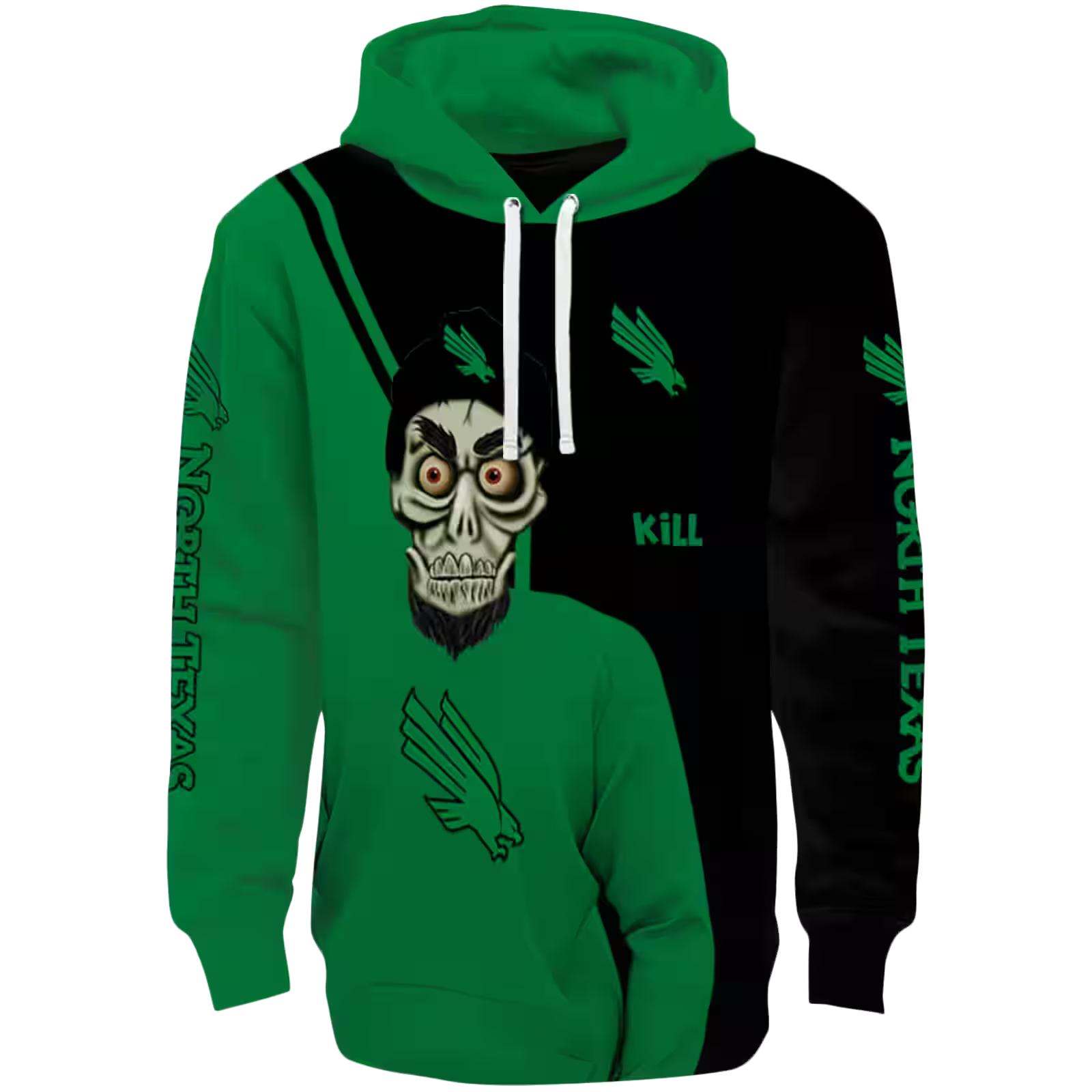 north texas mean green achmed skull green hoodie best selling