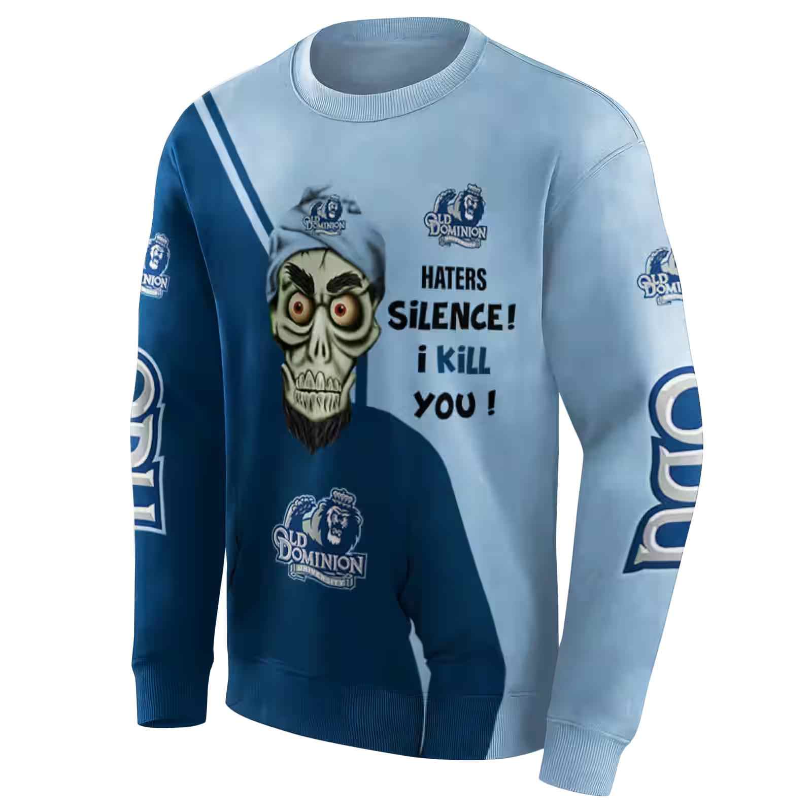 old dominion monarchs achmed skull blue hoodie new arrival