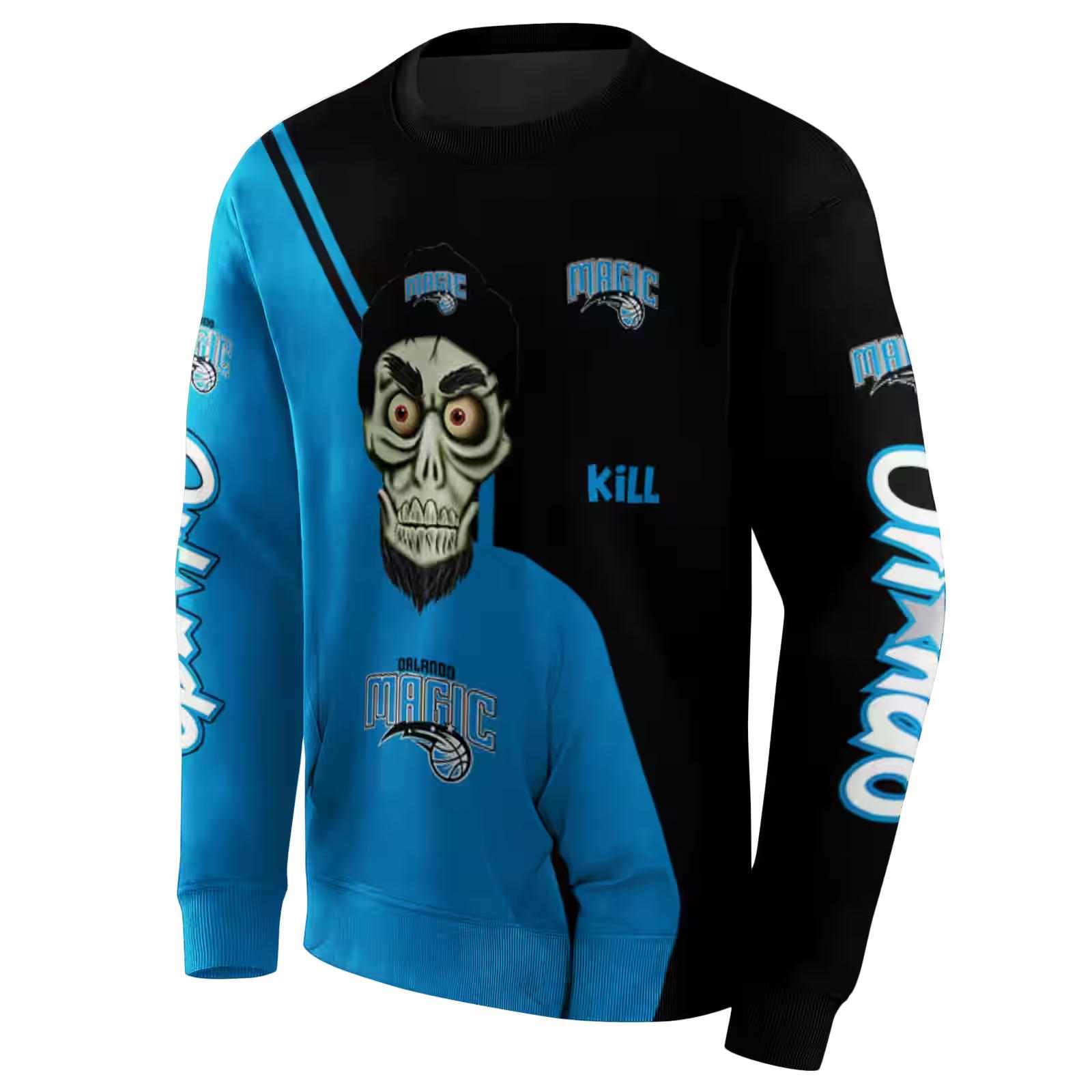 orlando magic achmed skull blue hoodie new arrival