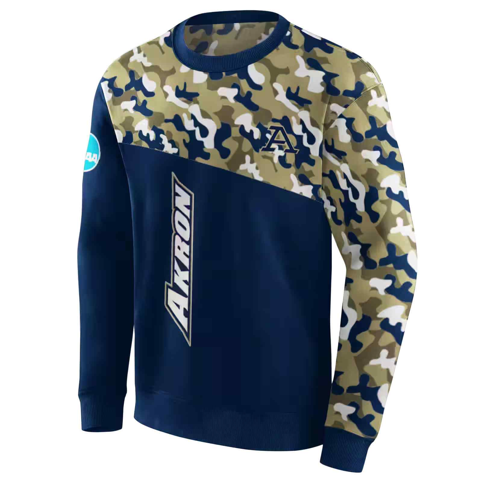 personalized akron zips camo pattern blue hoodie new arrival