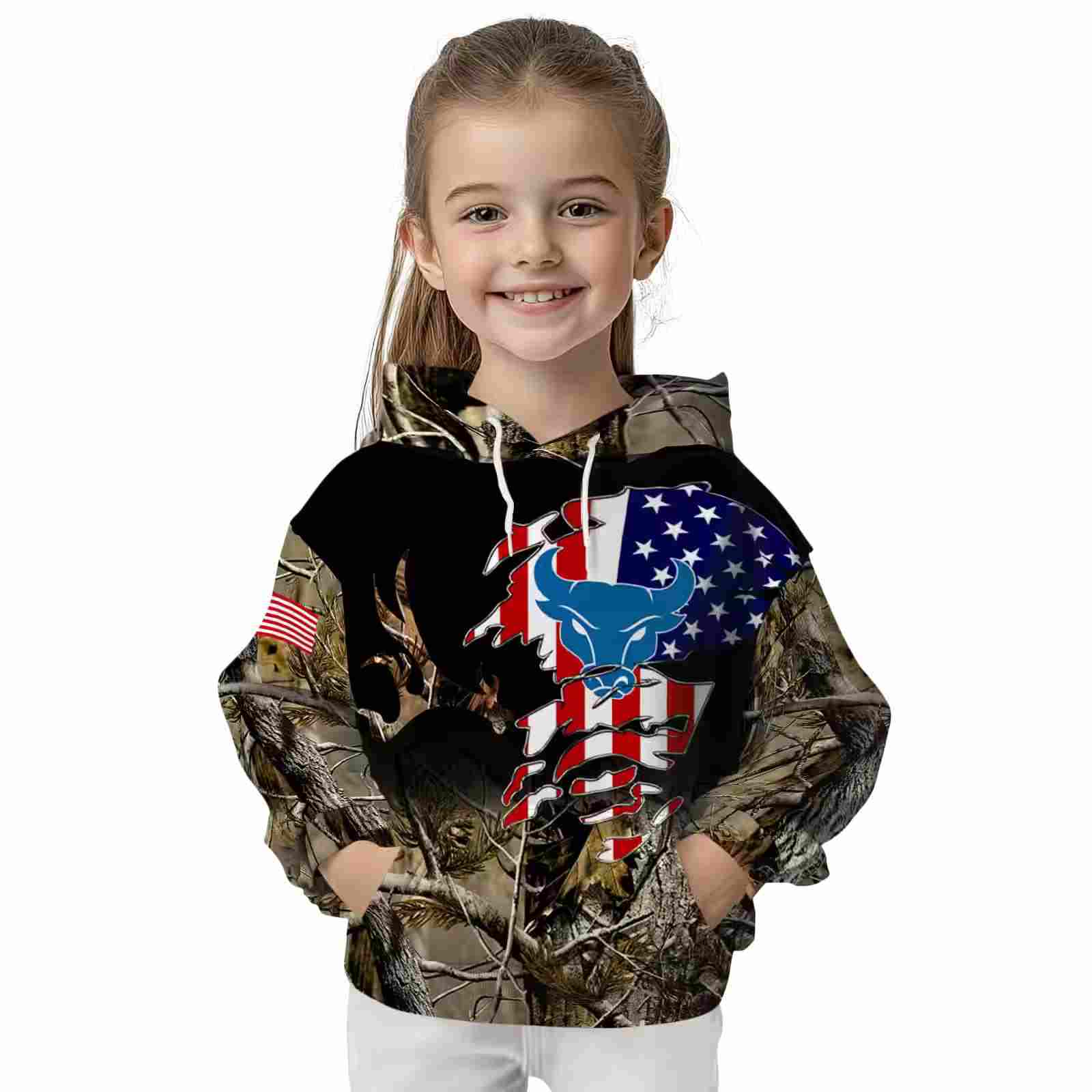personalized buffalo bulls tree camo hoodie top rated