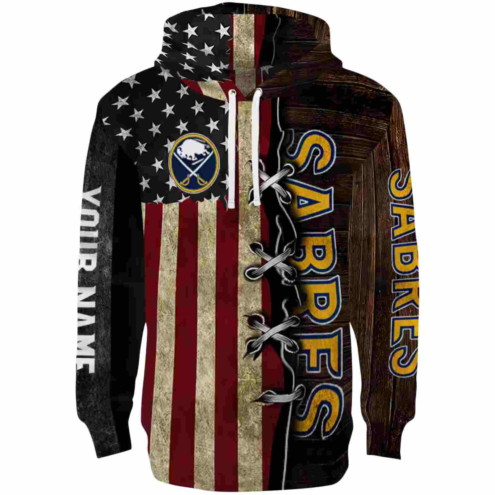 Personalized Buffalo Sabres American Pride Hoodie