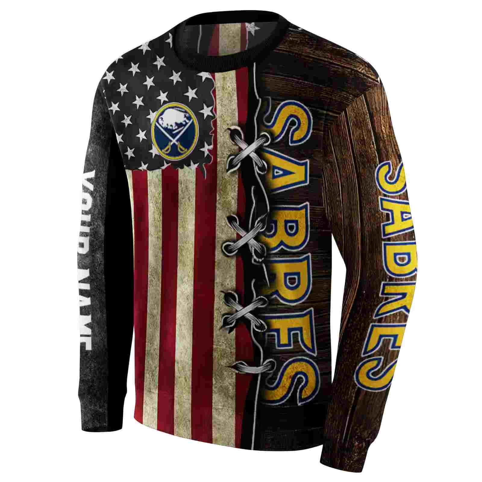 personalized buffalo sabres american pride hoodie new arrival