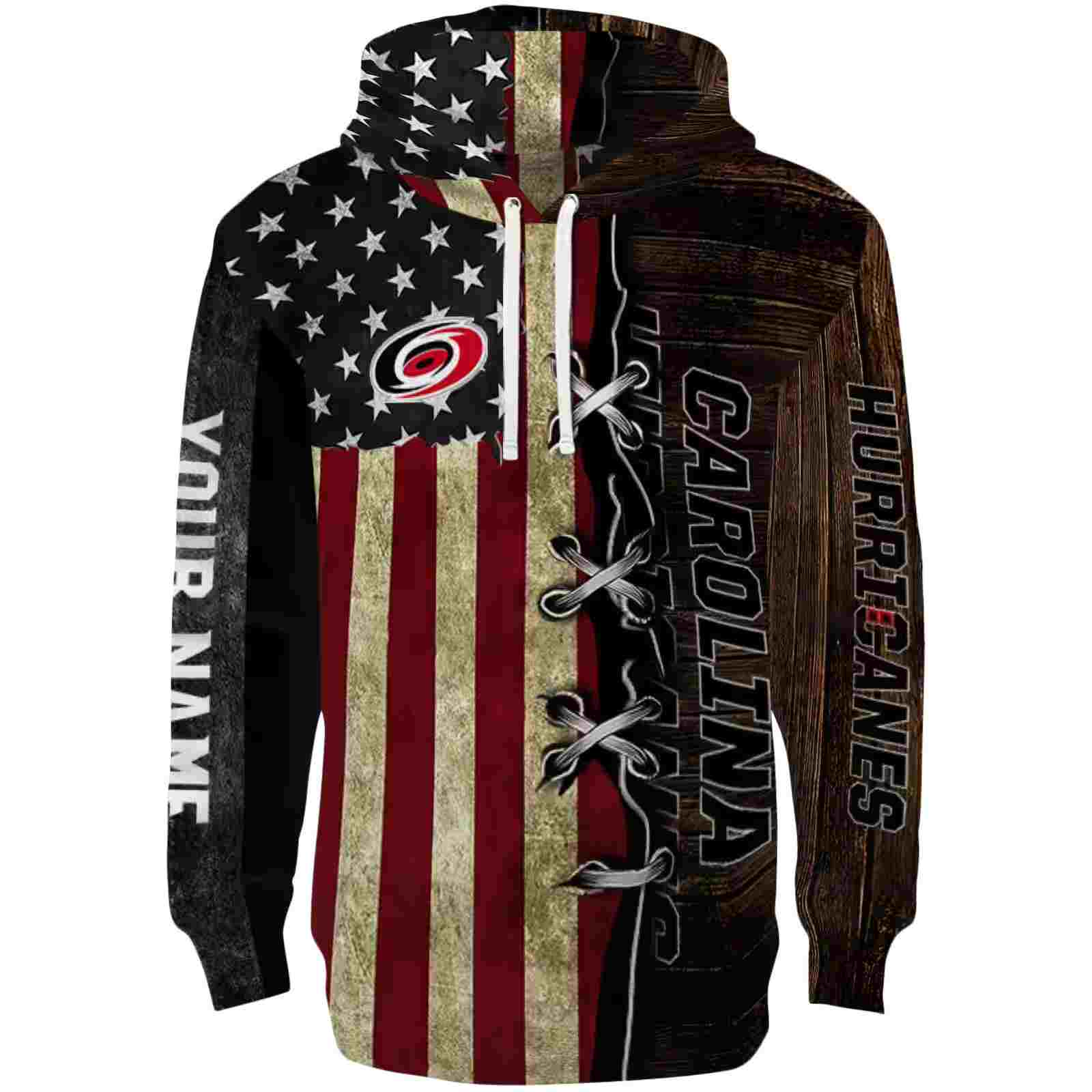 Personalized Carolina Hurricanes American Pride Hoodie