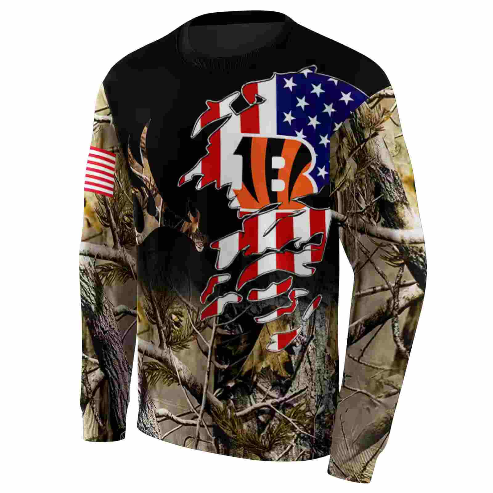 personalized cincinnati bengals tree camo hoodie new arrival