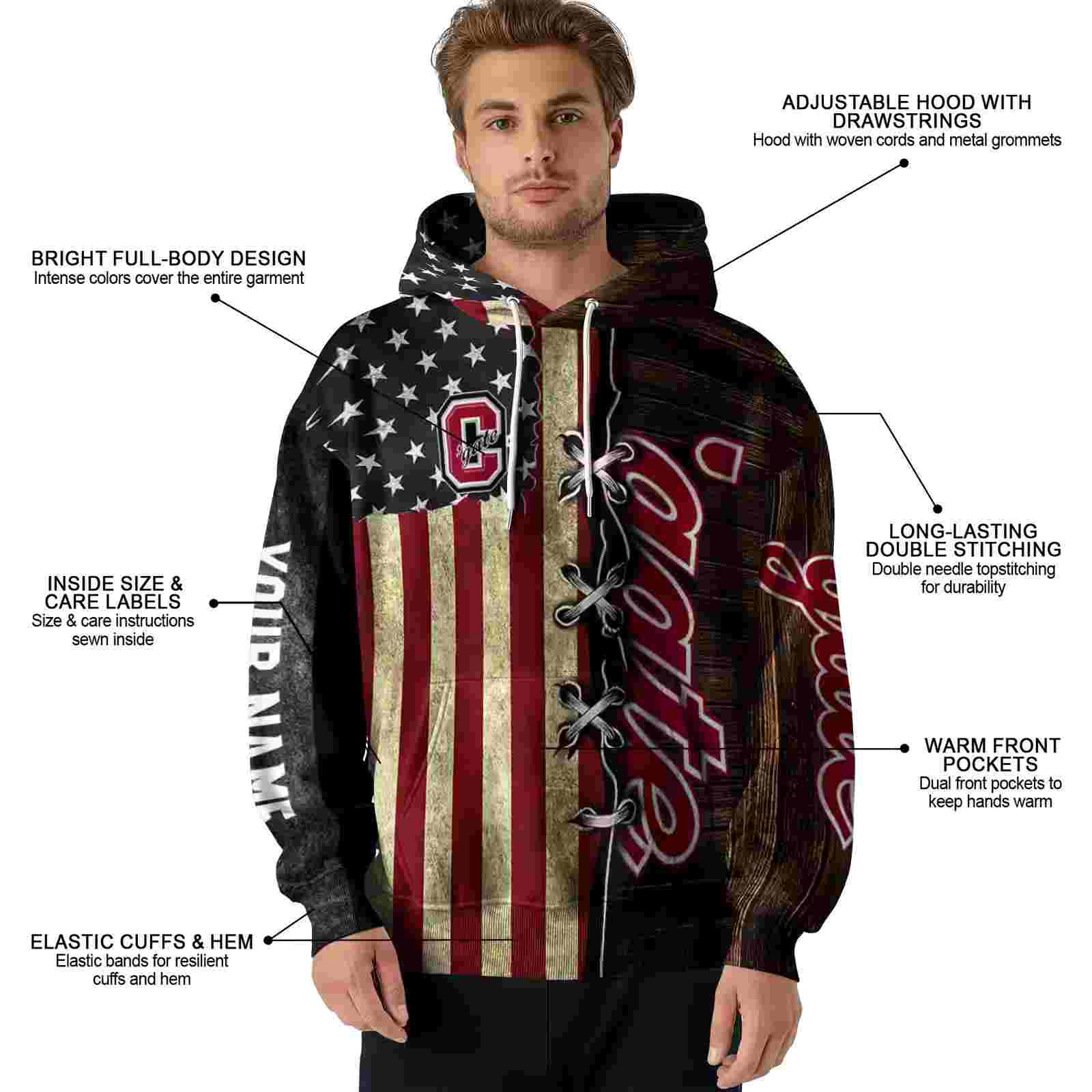 personalized colgate raiders american pride hoodie latest model