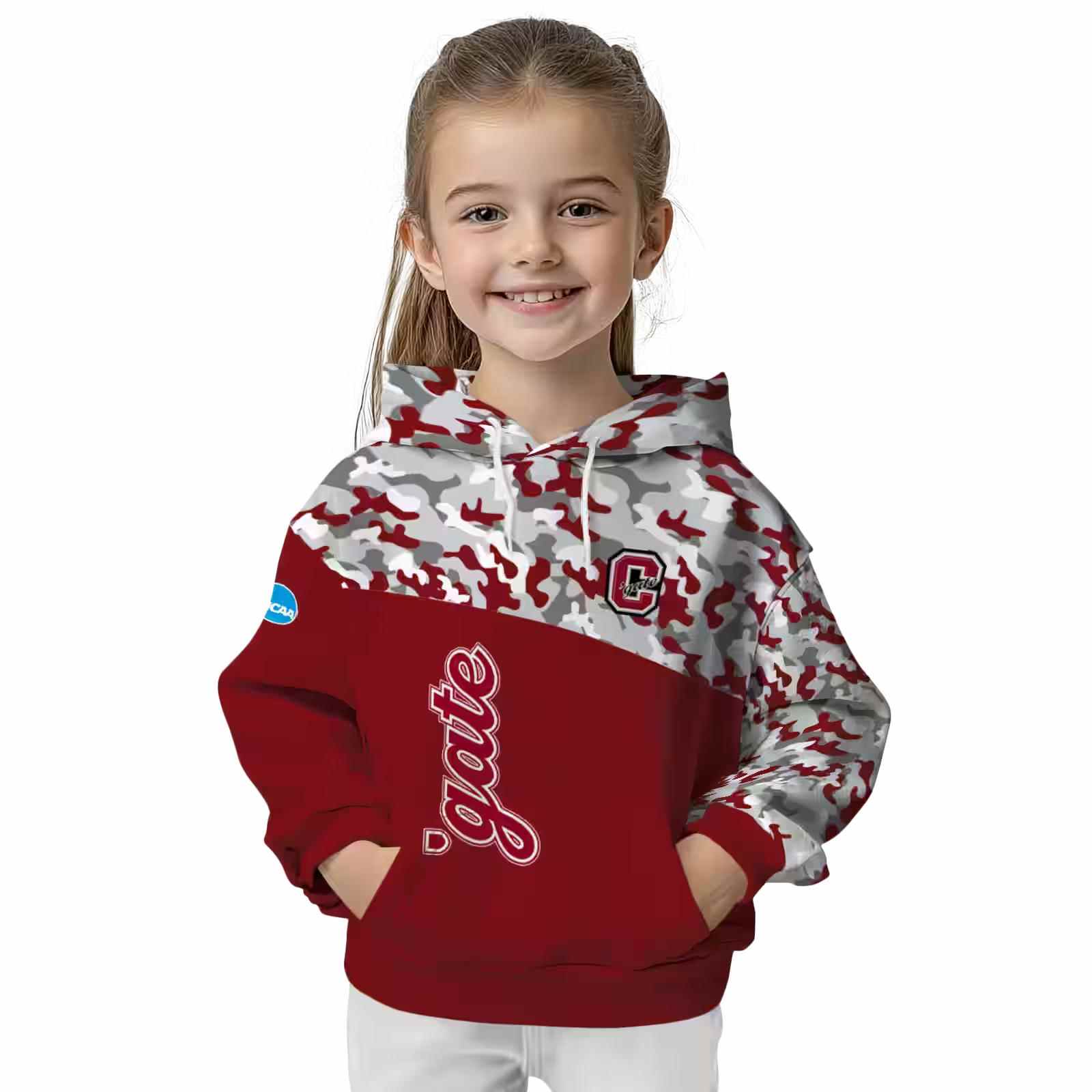 personalized colgate raiders camo pattern maroon hoodie top rated