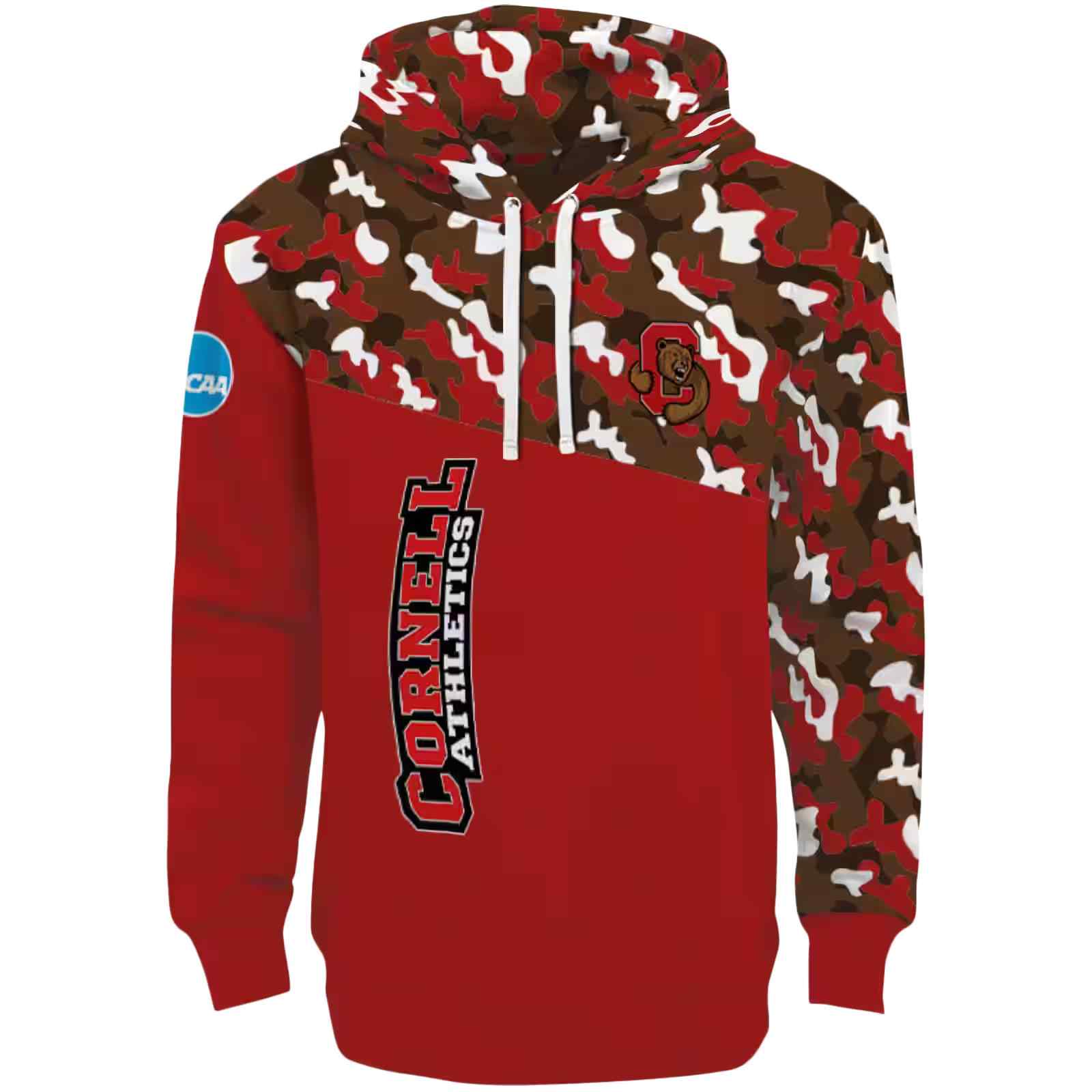 Personalized Cornell Big Red Camo Pattern Red Hoodie