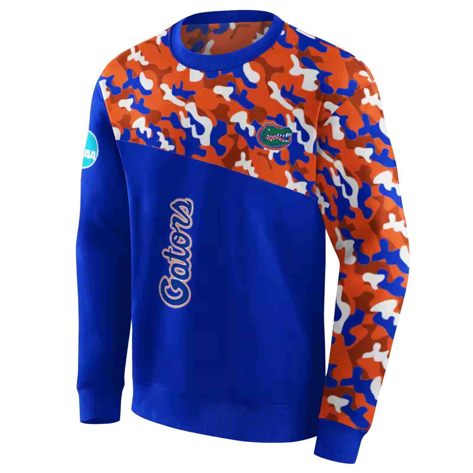 personalized florida gators camo pattern blue hoodie new arrival