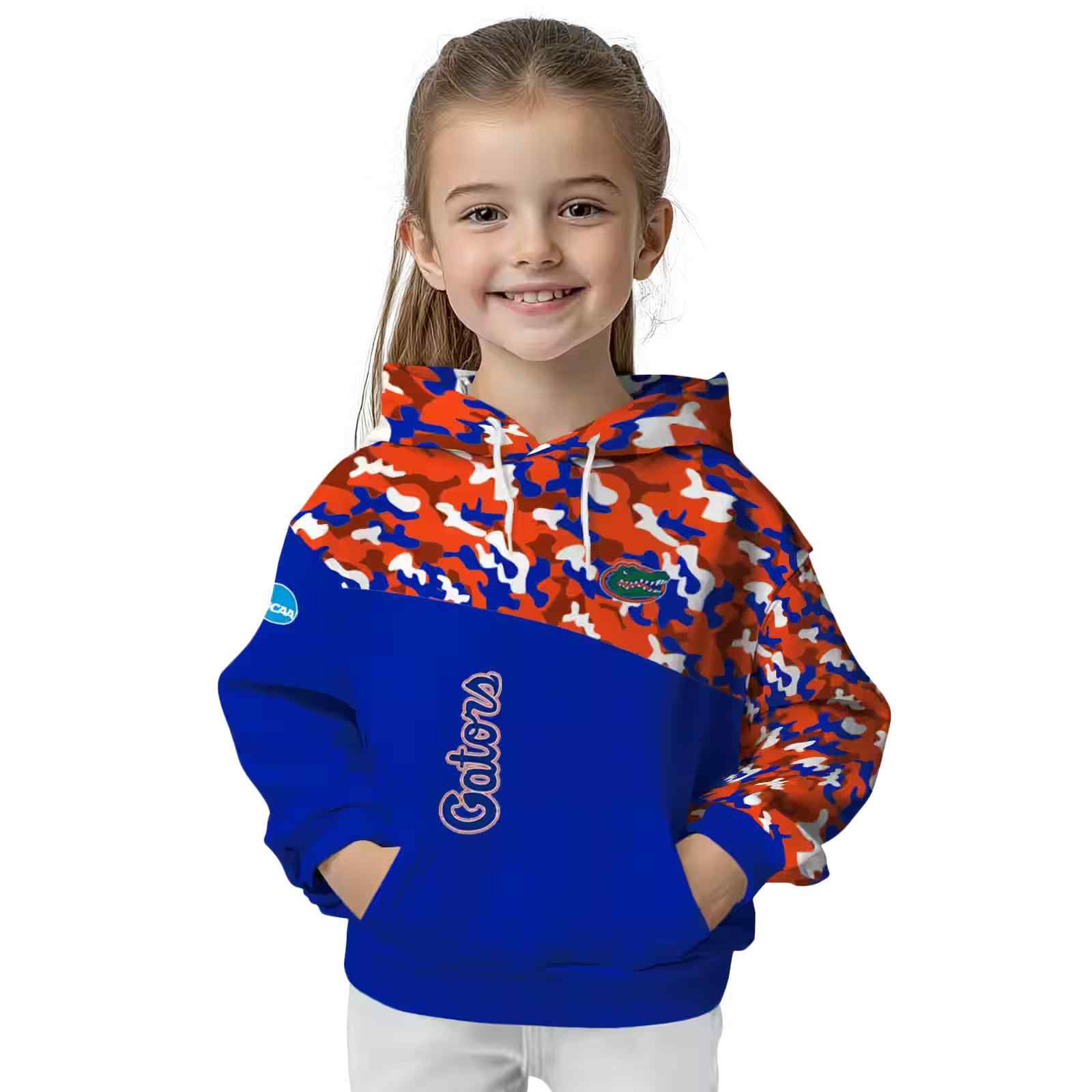 personalized florida gators camo pattern blue hoodie top rated