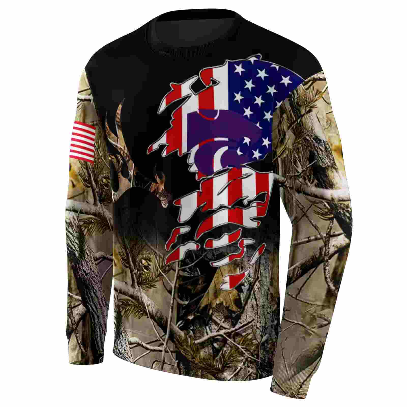 personalized kansas state wildcats tree camo hoodie new arrival