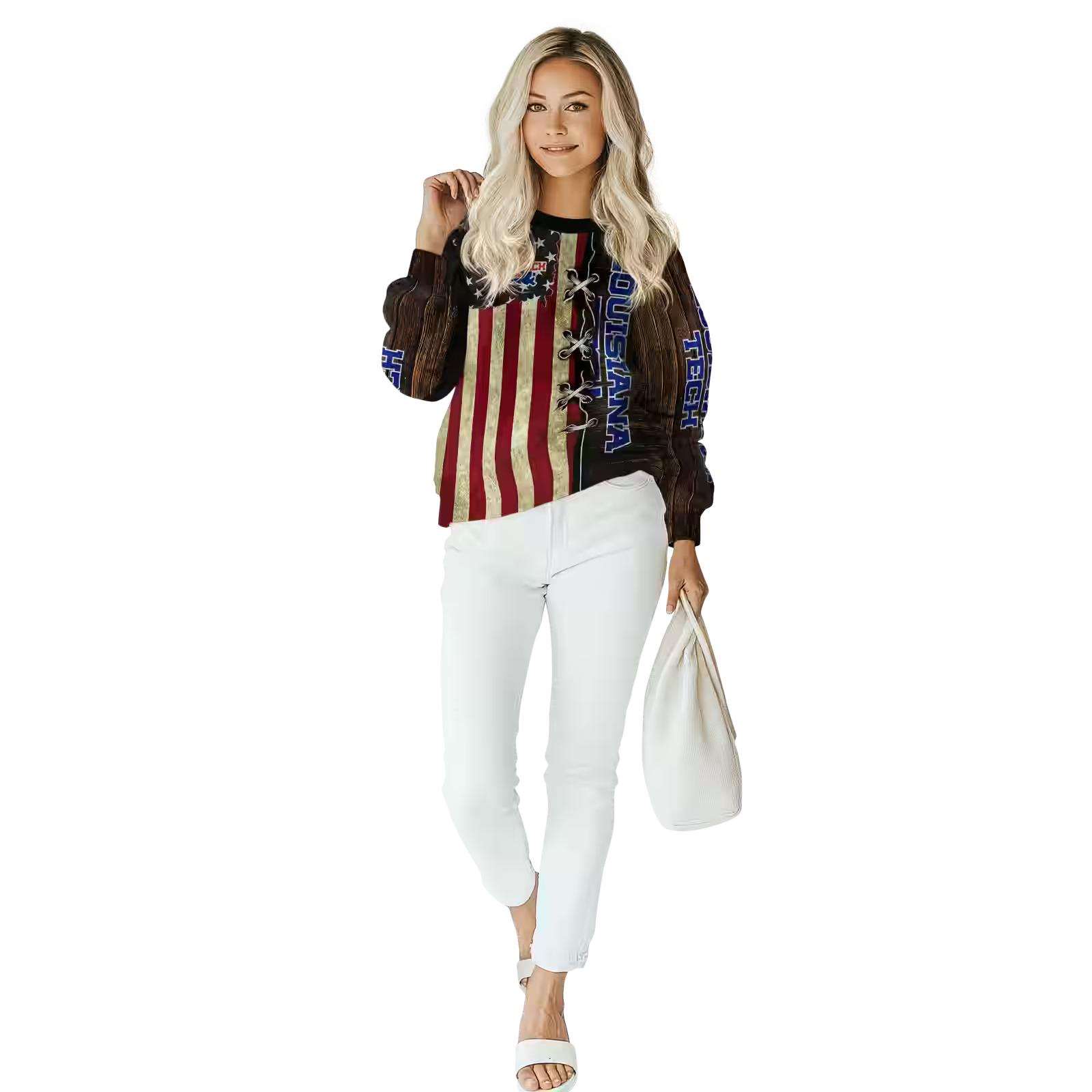 personalized la tech american pride hoodie trendy