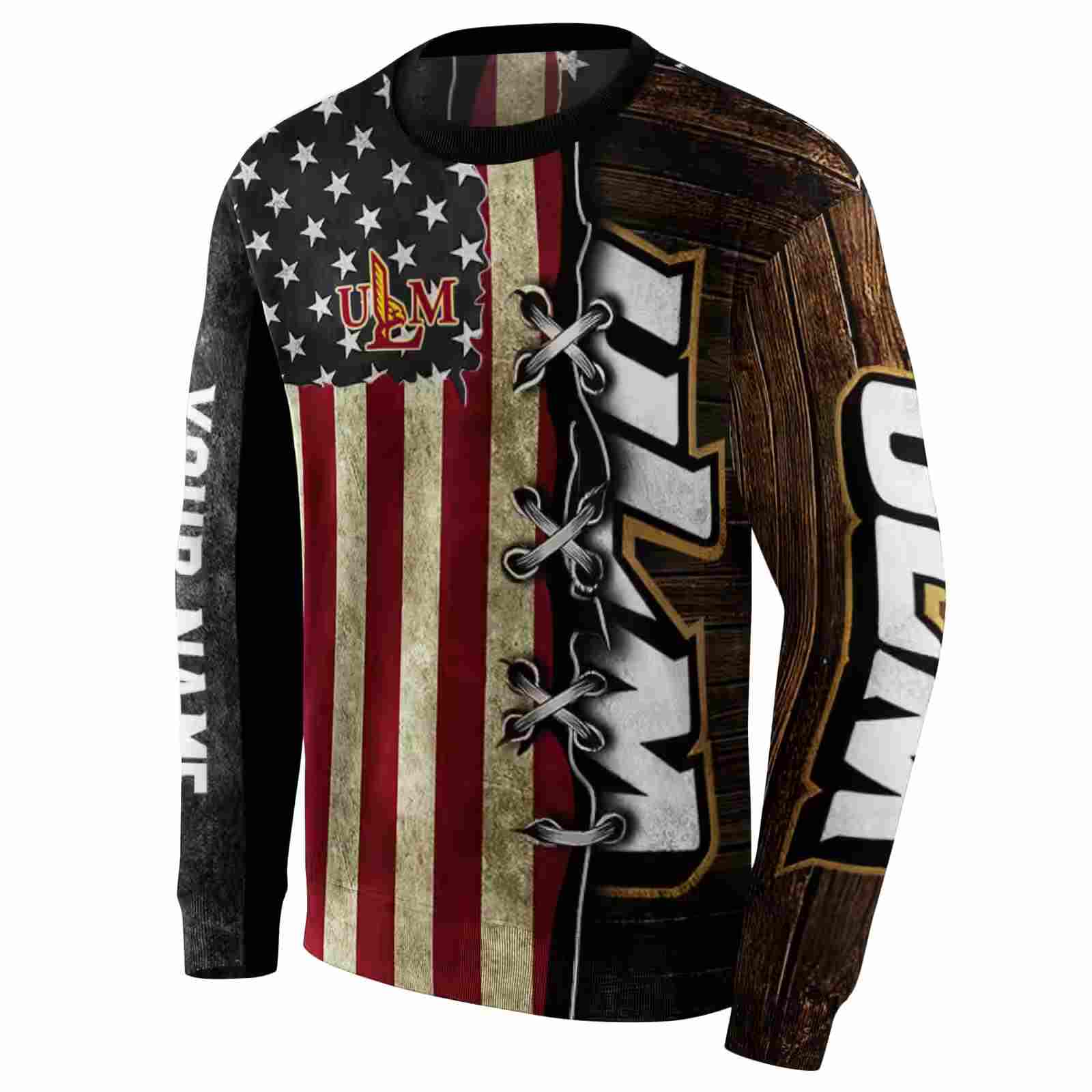 personalized louisiana monroe warhawks american pride hoodie new arrival