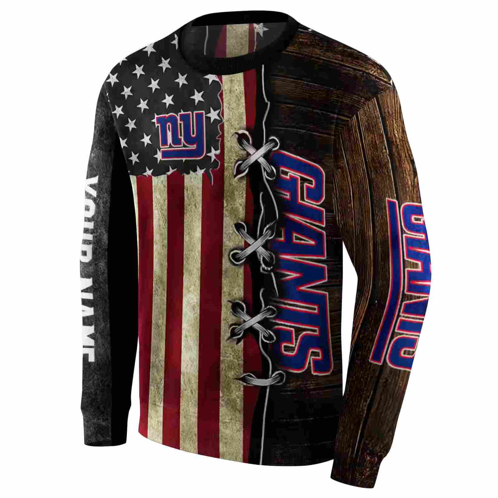 personalized new york giants american pride hoodie new arrival