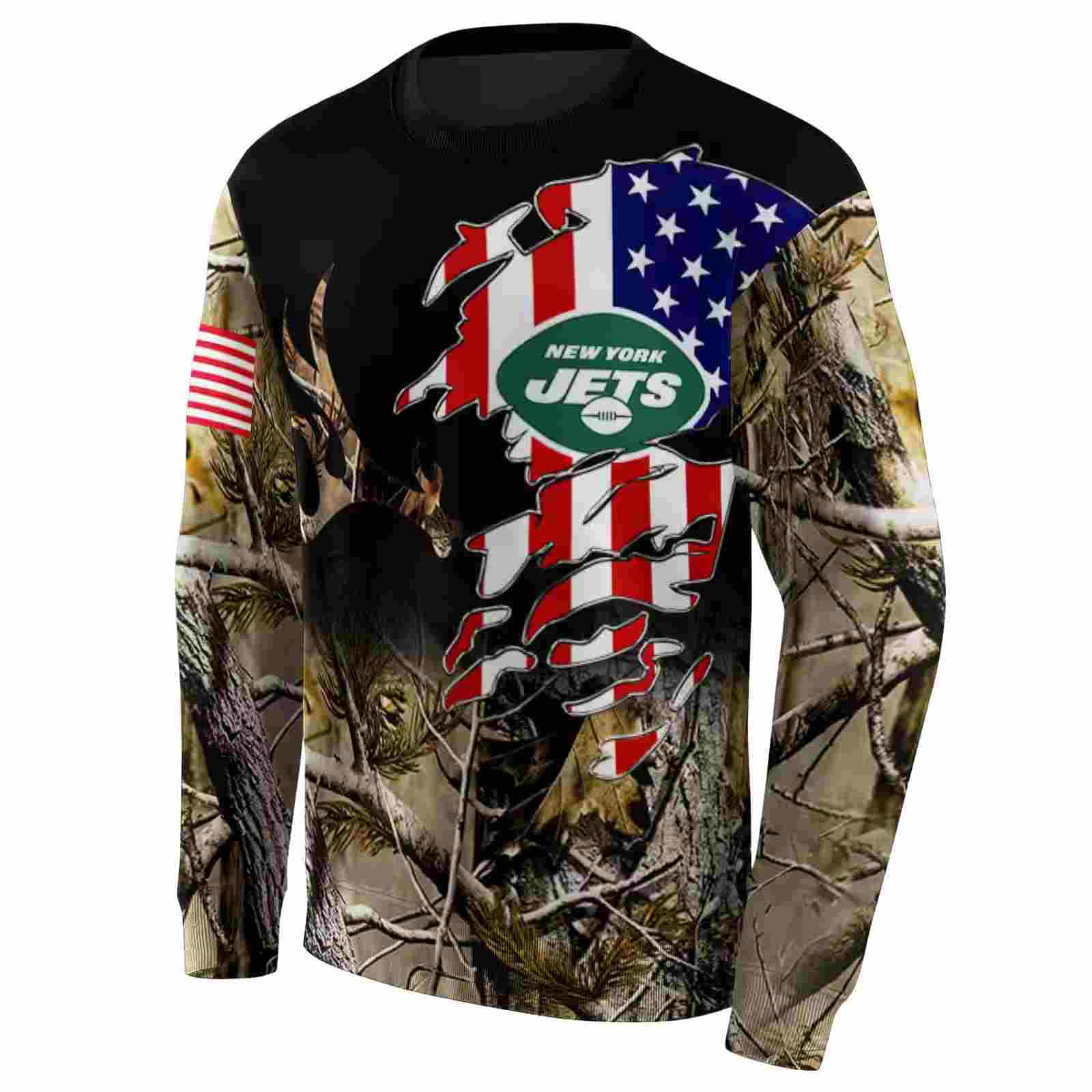 personalized new york jets tree camo hoodie new arrival