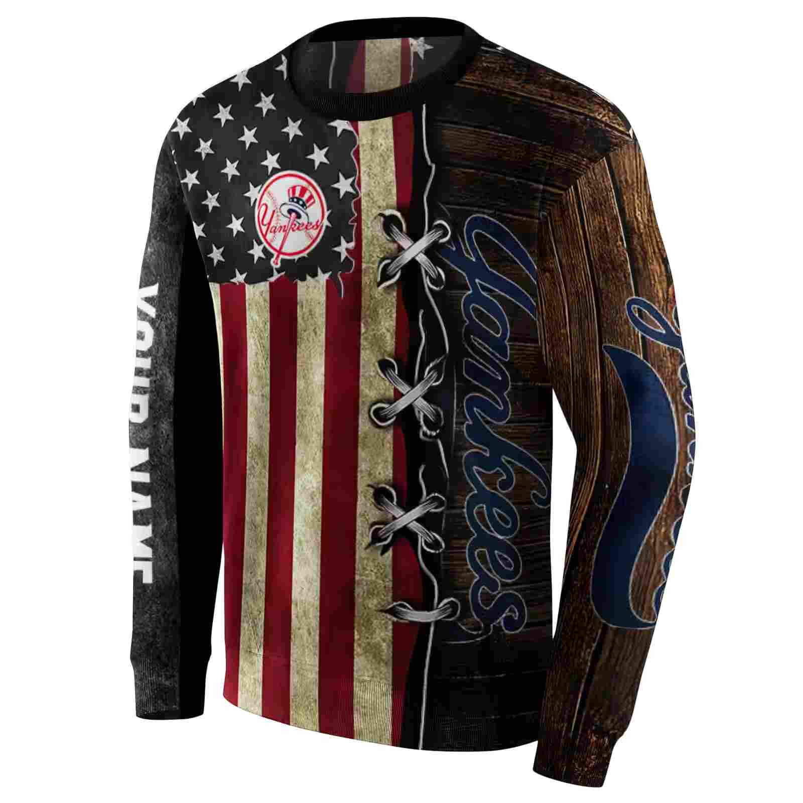 personalized new york yankees american pride hoodie new arrival
