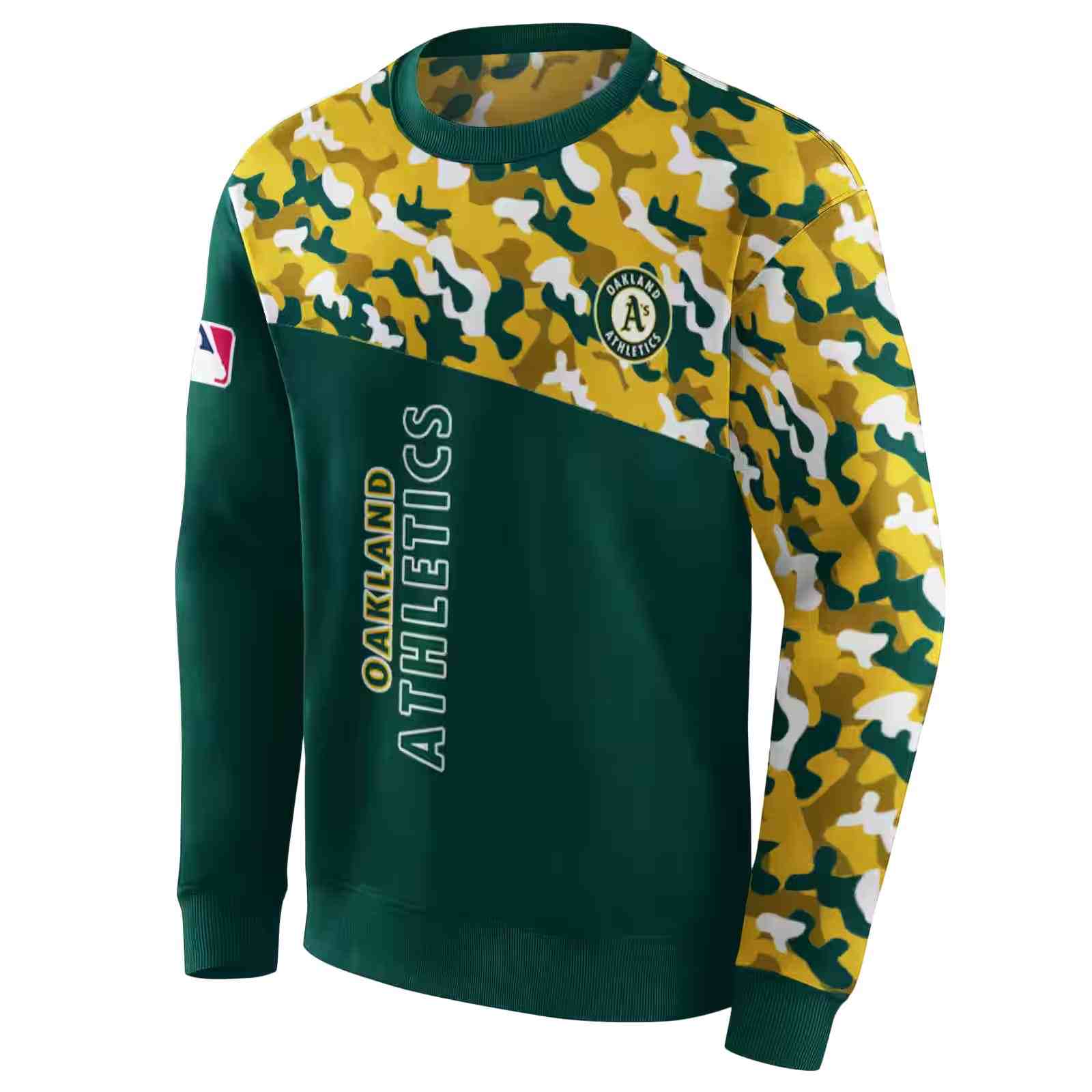 personalized oakland athletics camo pattern green hoodie new arrival