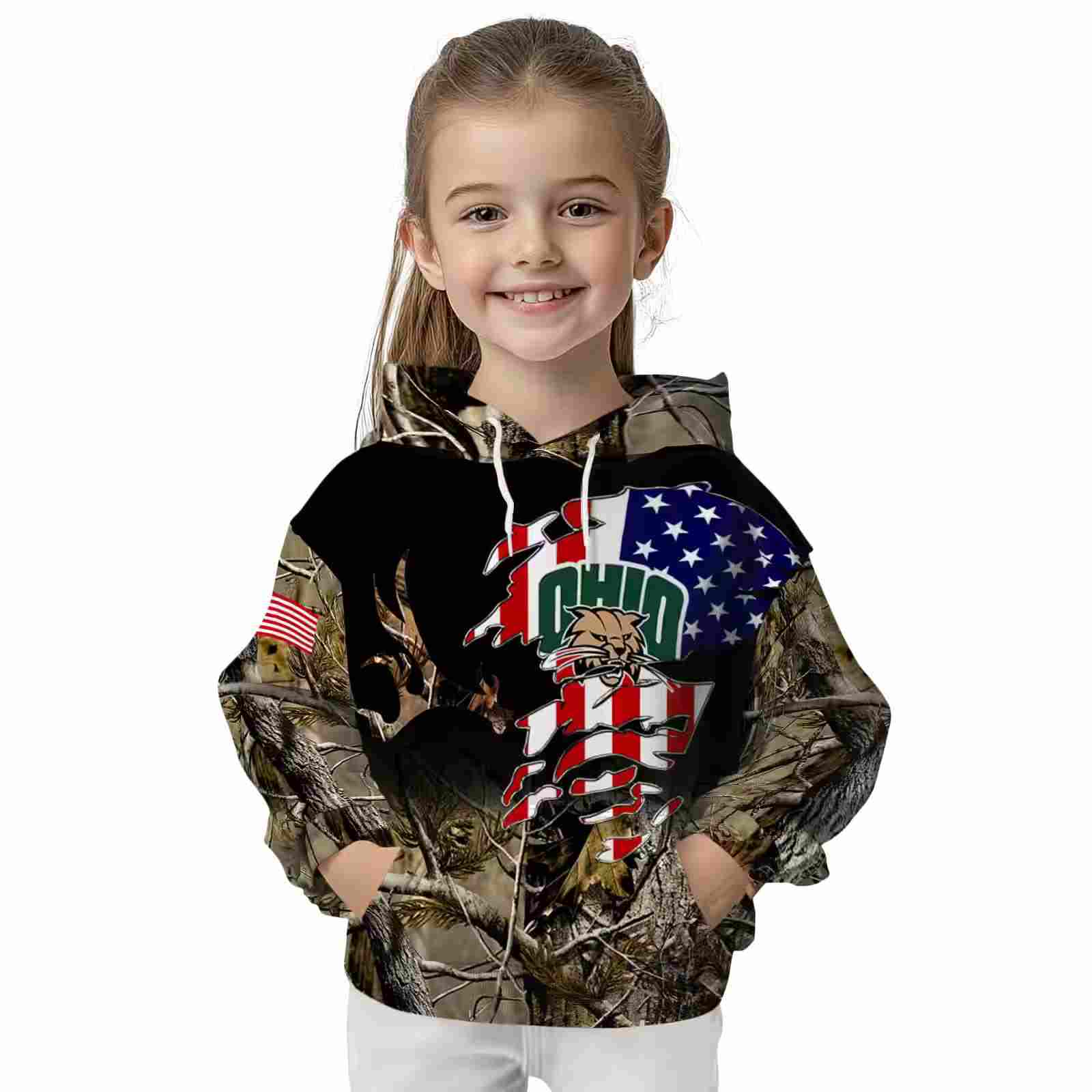 personalized ohio bobcats tree camo hoodie top rated