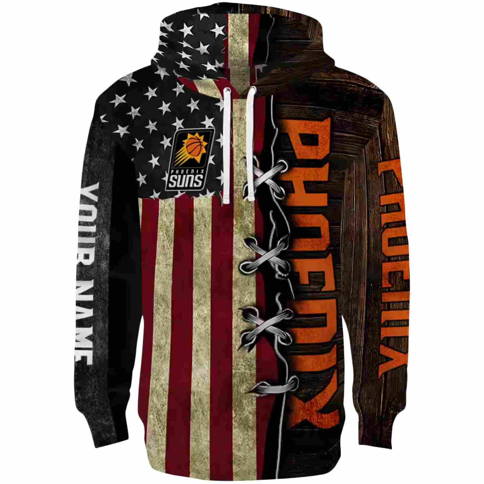 Personalized Phoenix Suns American Pride Hoodie