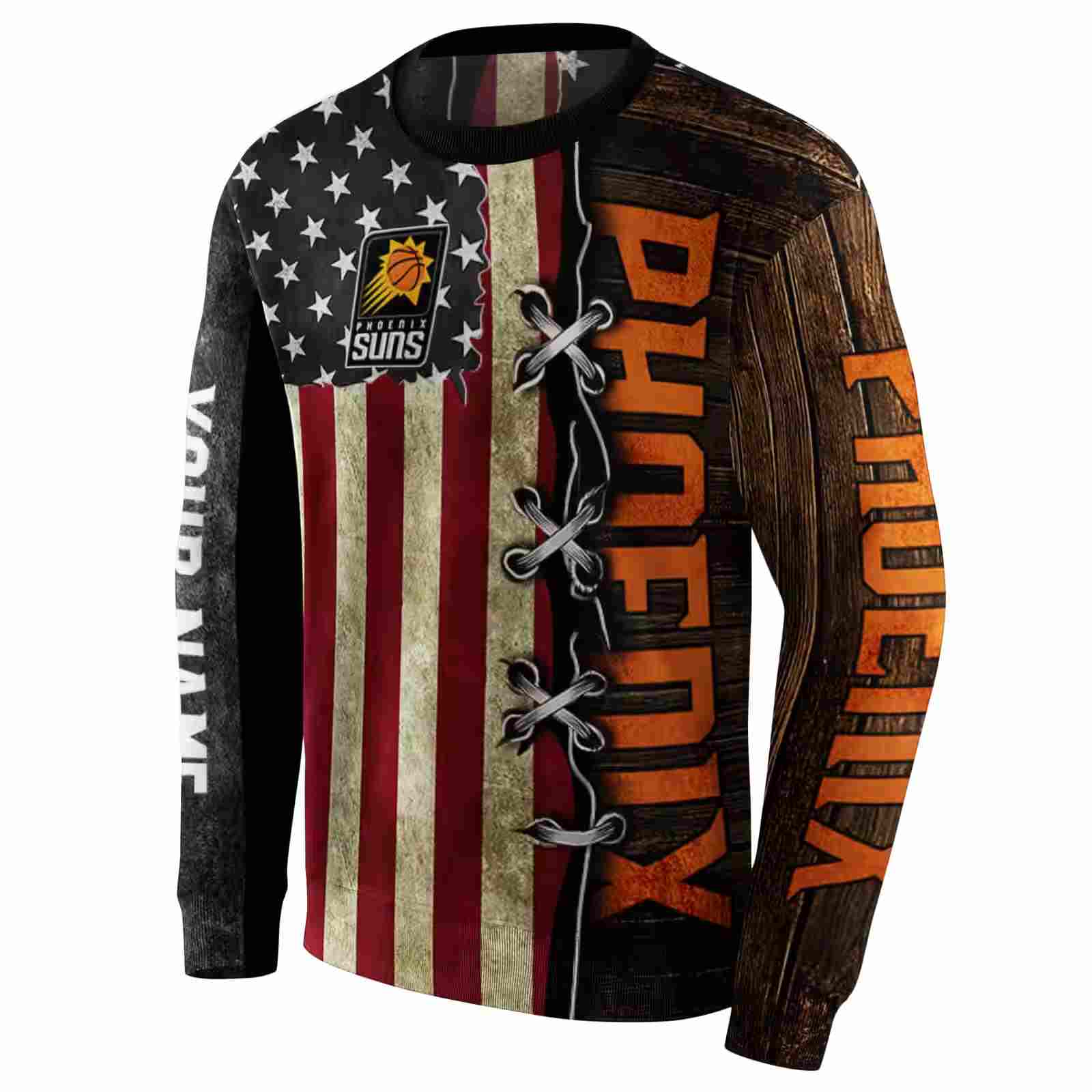 personalized phoenix suns american pride hoodie new arrival