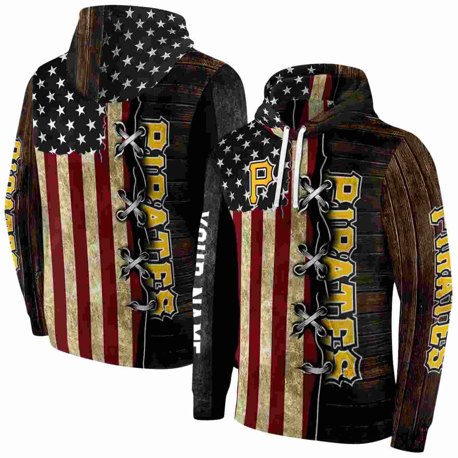 personalized pittsburgh pirates american pride hoodie fashion forward