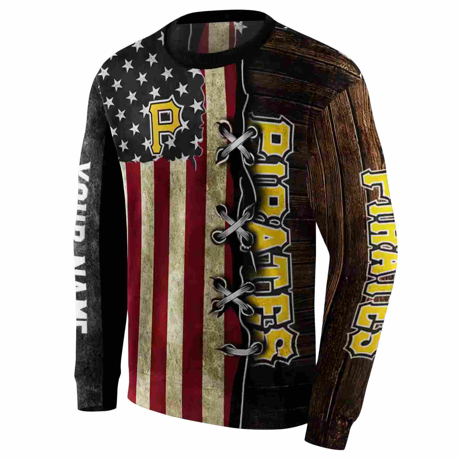 personalized pittsburgh pirates american pride hoodie new arrival