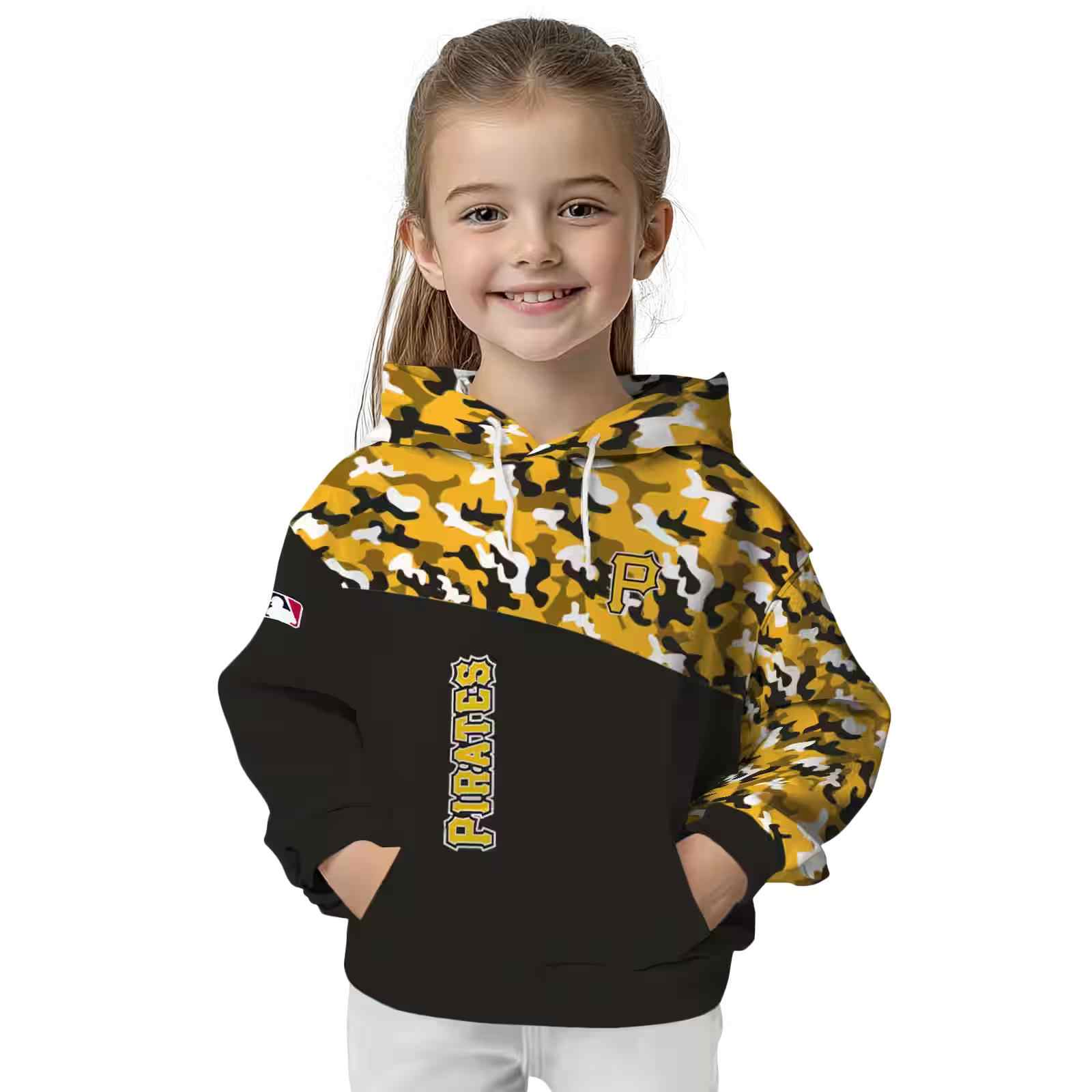 personalized pittsburgh pirates camo pattern black hoodie top rated