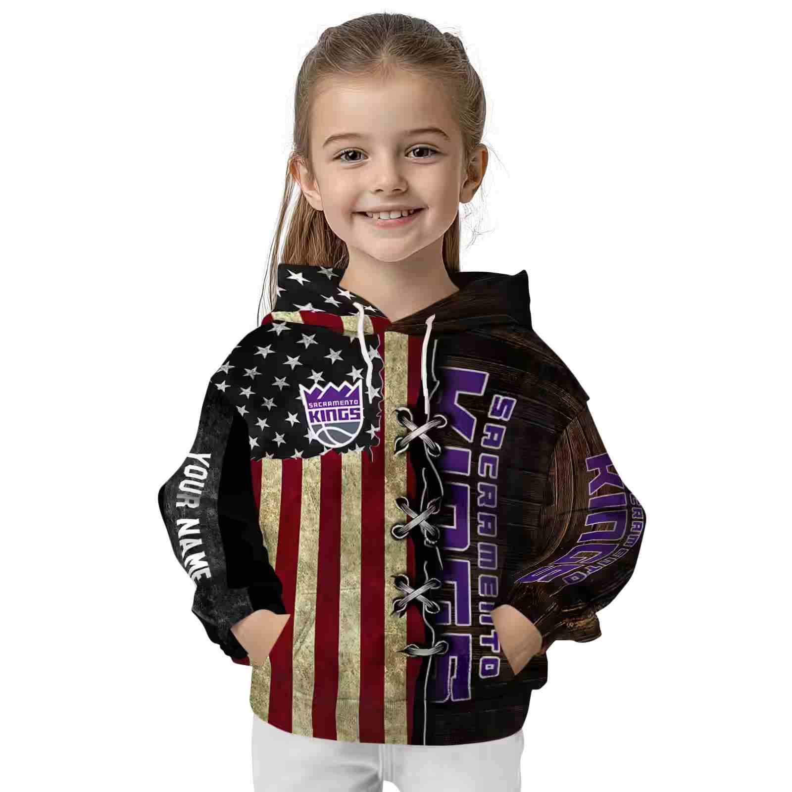 personalized sacramento kings american pride hoodie top rated