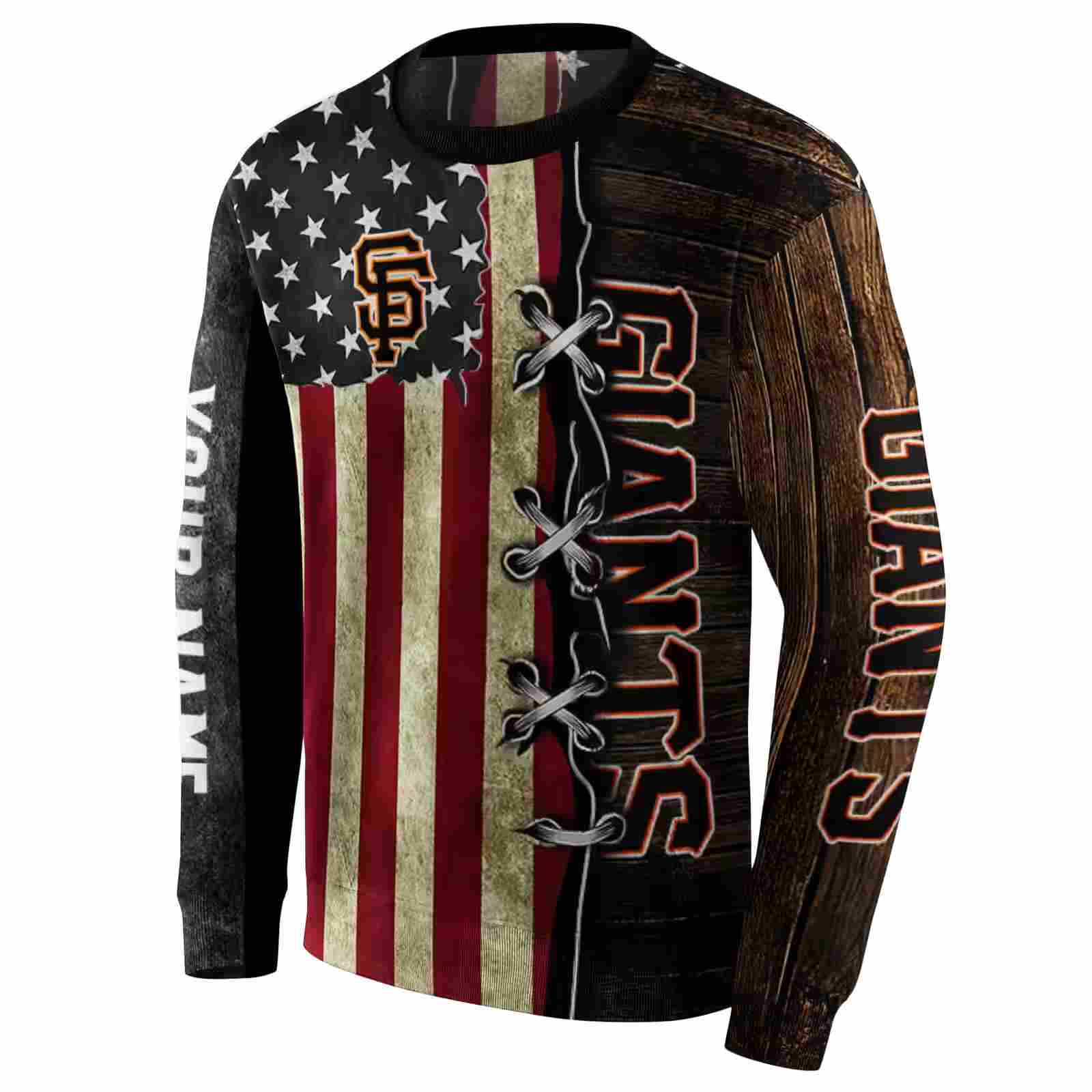 personalized san francisco giants american pride hoodie new arrival