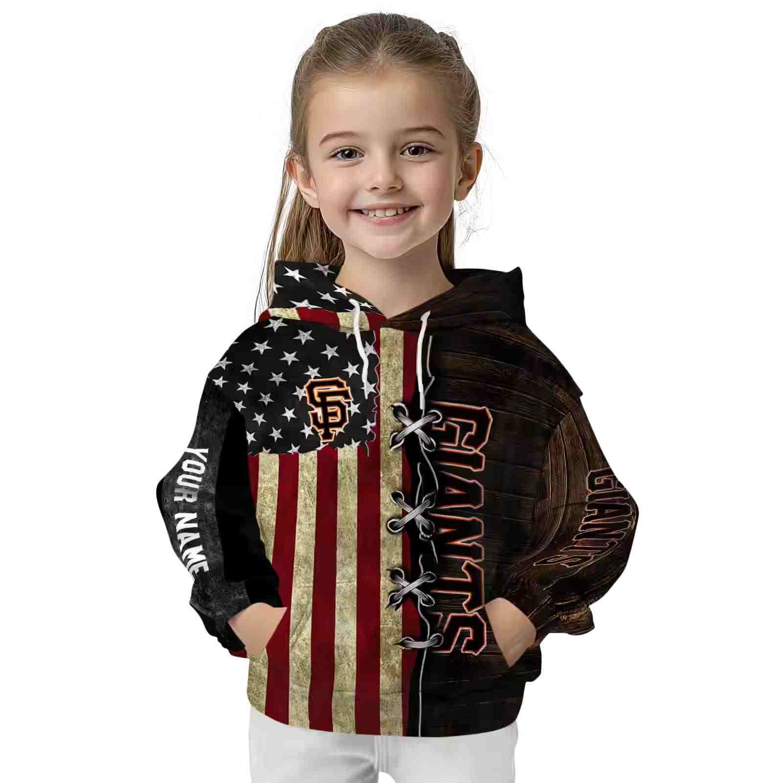 personalized san francisco giants american pride hoodie top rated