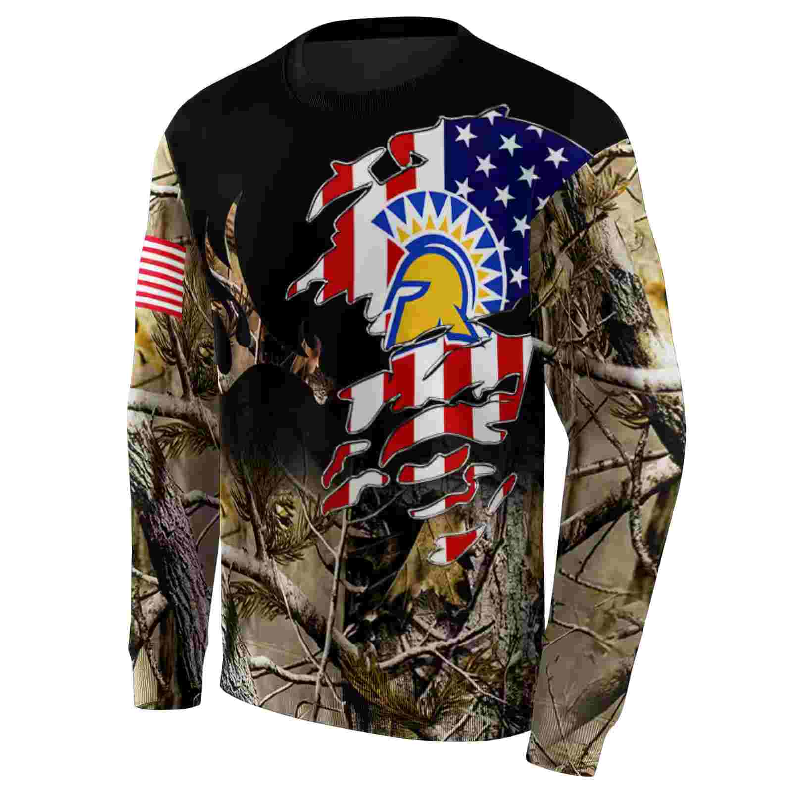 personalized san jose state spartans tree camo hoodie new arrival