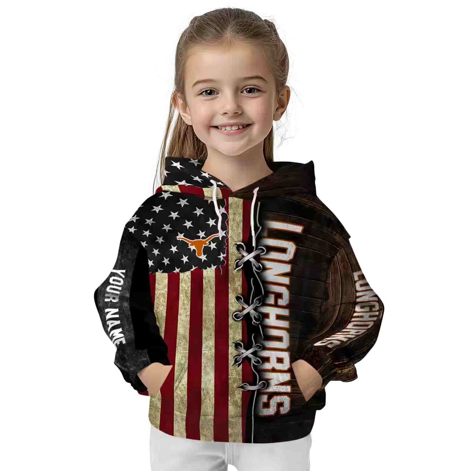 personalized texas longhorns american pride hoodie top rated