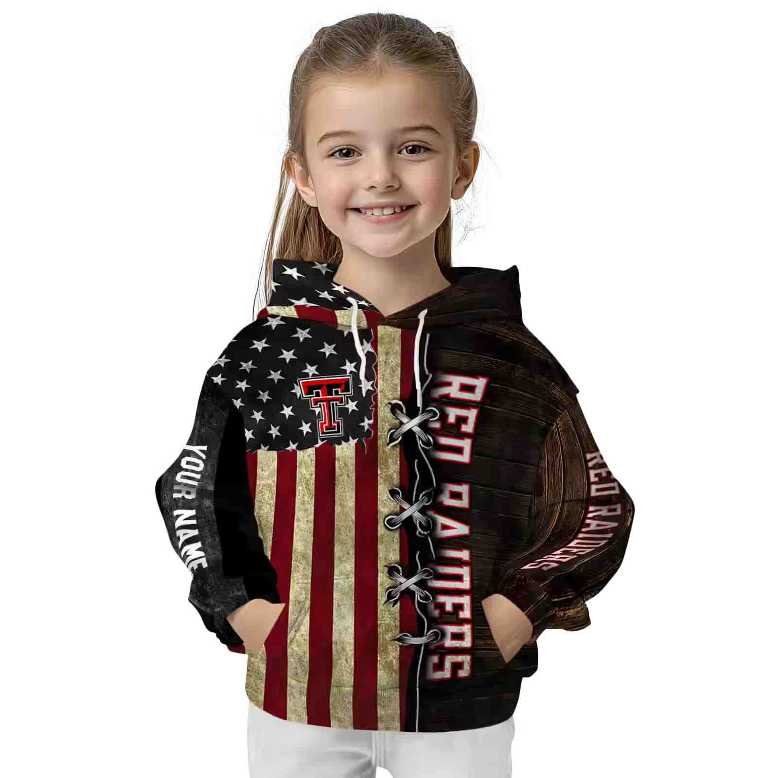 personalized texas tech red raiders american pride hoodie top rated