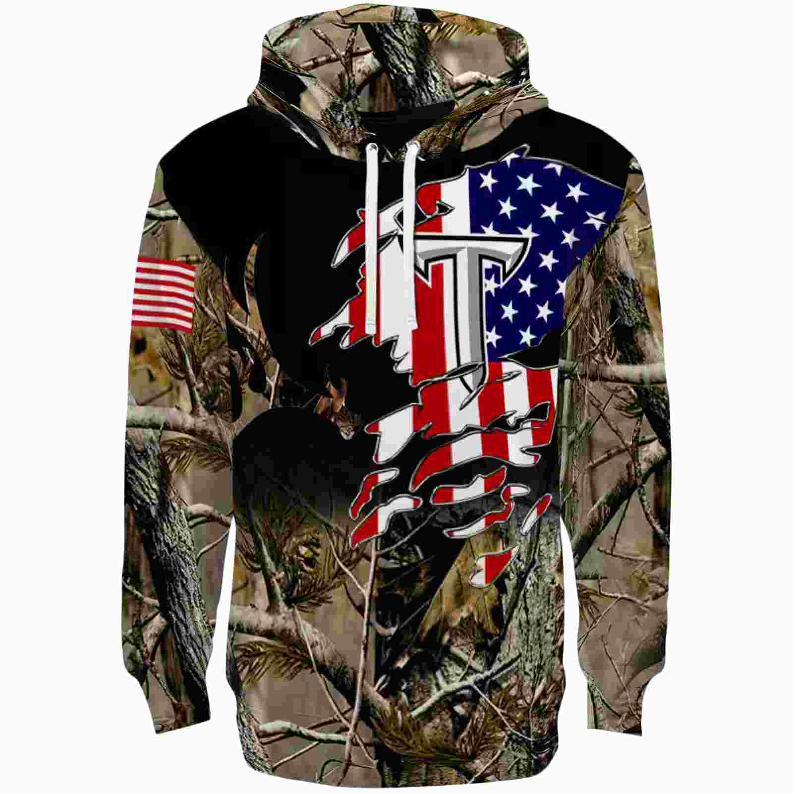 Personalized Troy Trojans Tree Camo Hoodie