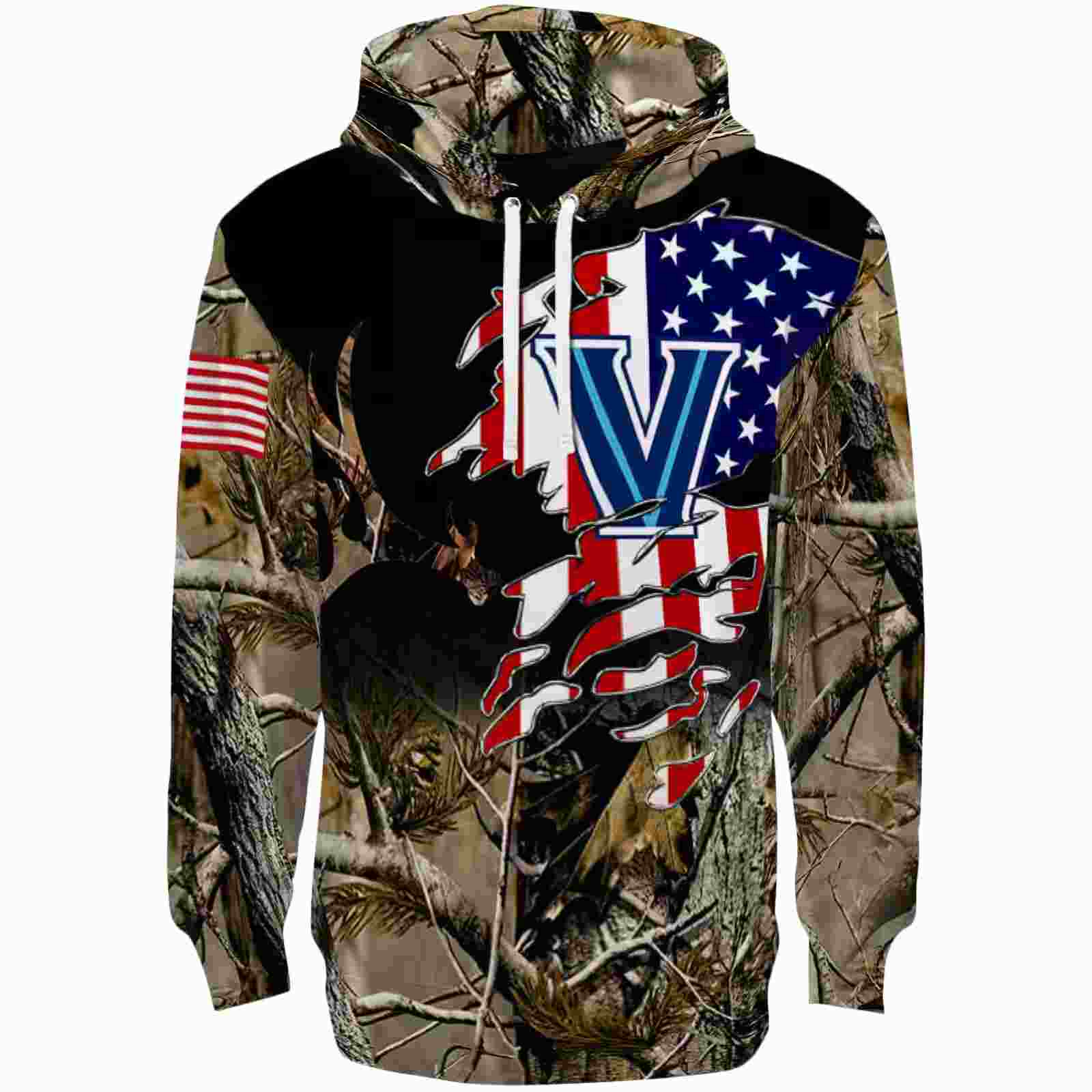 Personalized Villanova Wildcats Tree Camo Hoodie