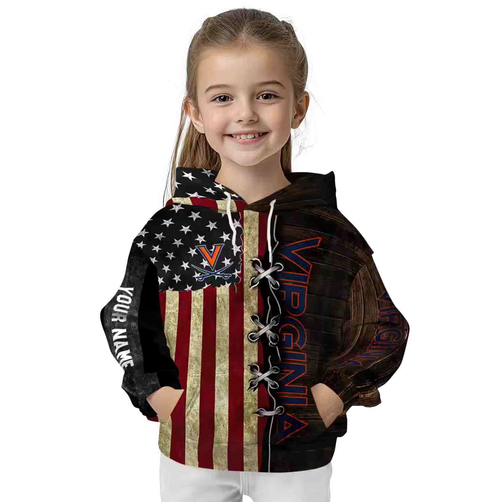 personalized virginia cavaliers american pride hoodie top rated