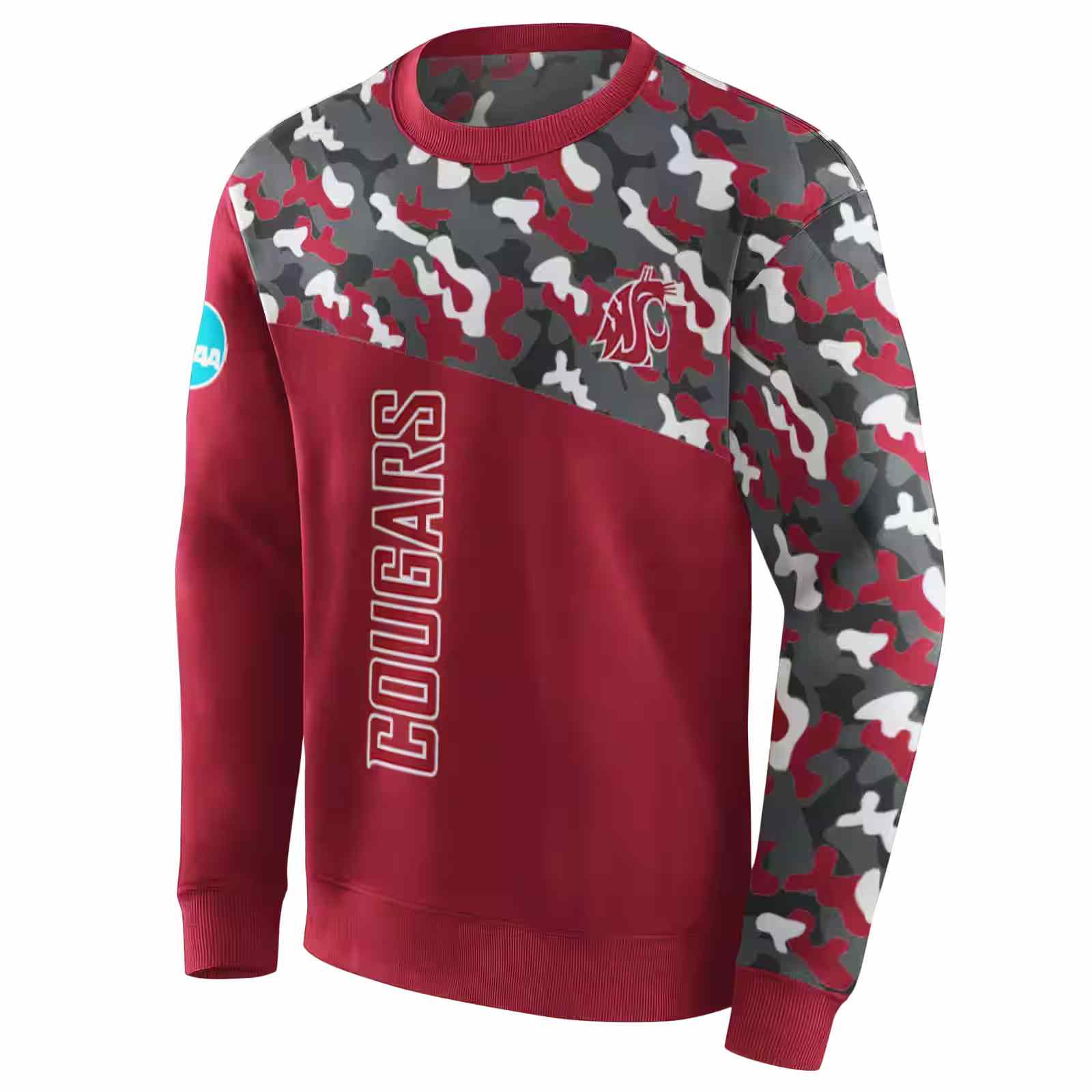 personalized washington state cougars camo pattern crimson hoodie new arrival