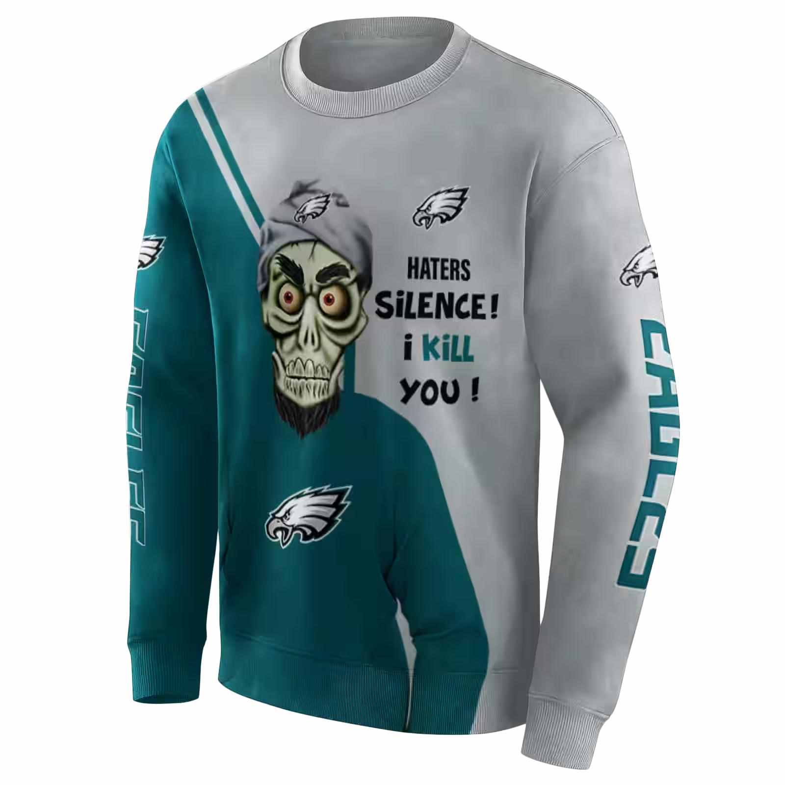 philadelphia eagles achmed skull green hoodie new arrival