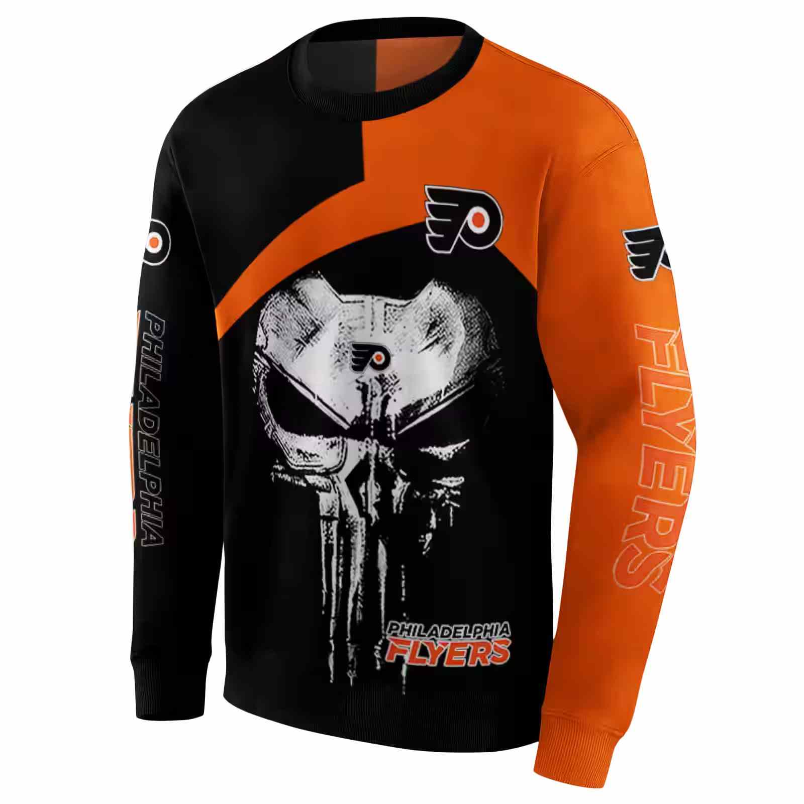 philadelphia flyers skull punisher black hoodie new arrival