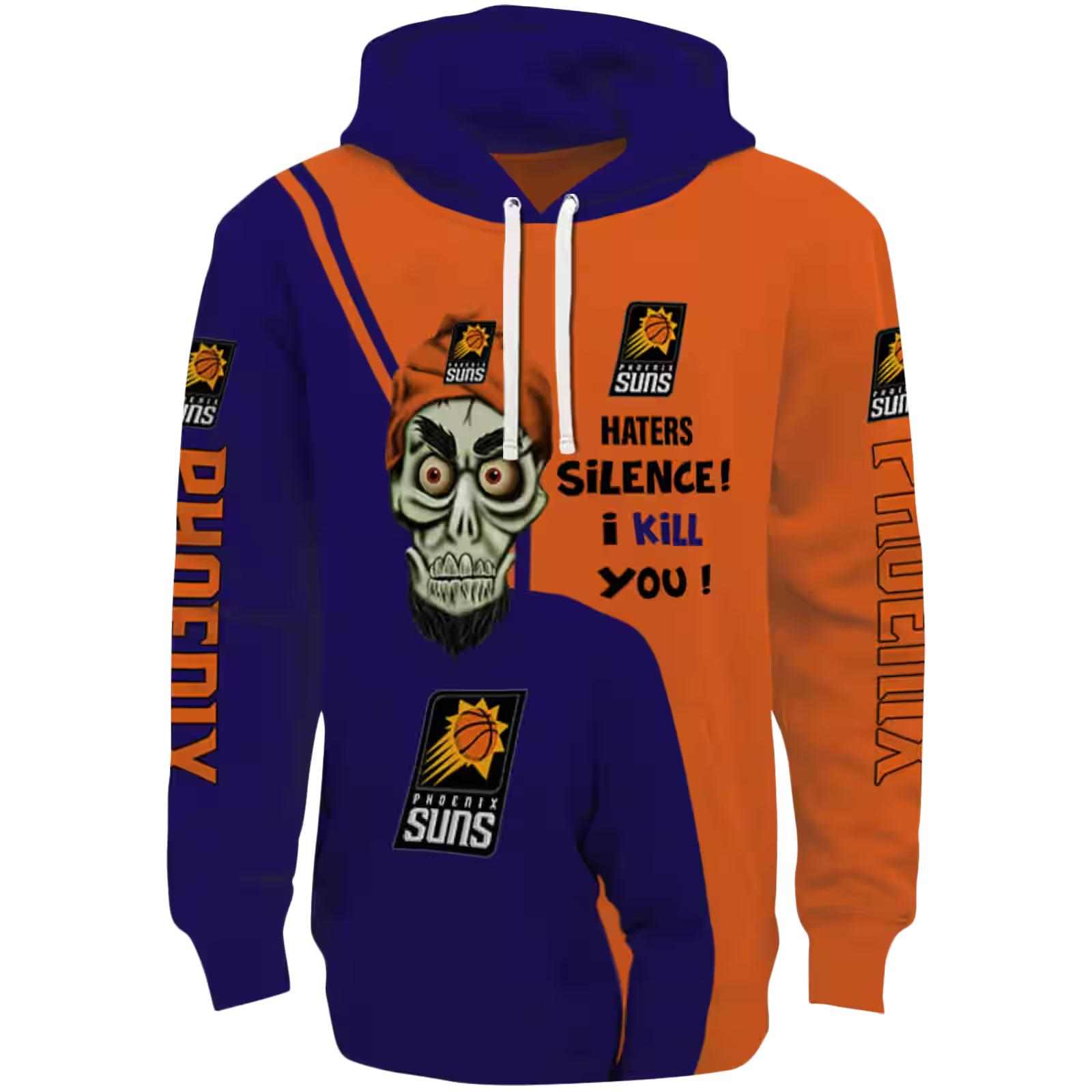 Phoenix Suns Achmed Skull Purple Hoodie