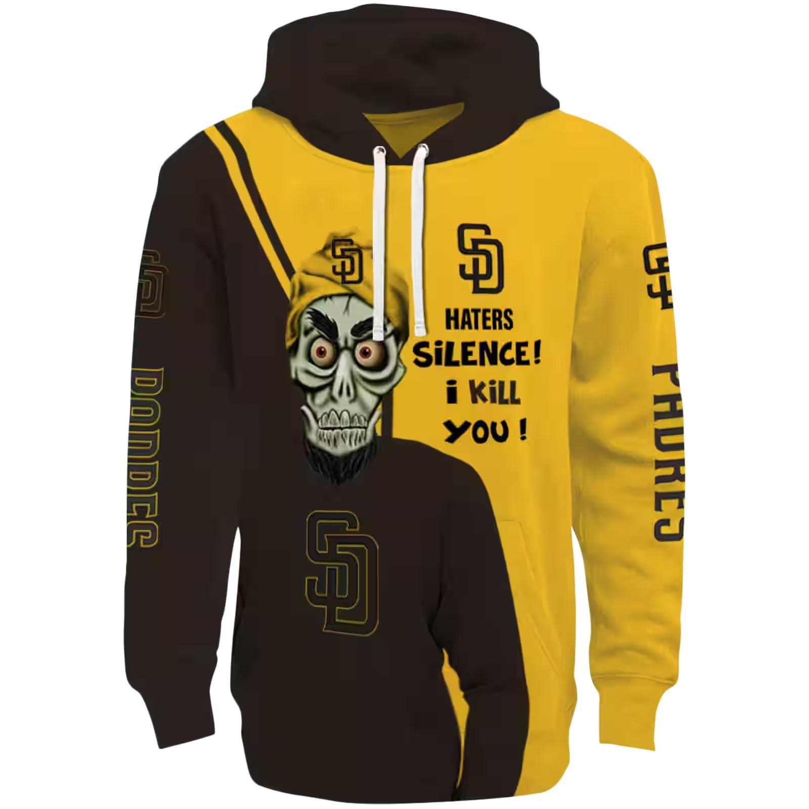 San Diego Padres Achmed Skull Brown Hoodie