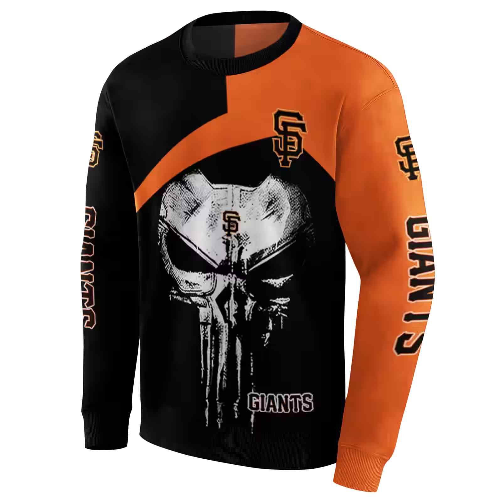 san francisco giants skull punisher black hoodie new arrival